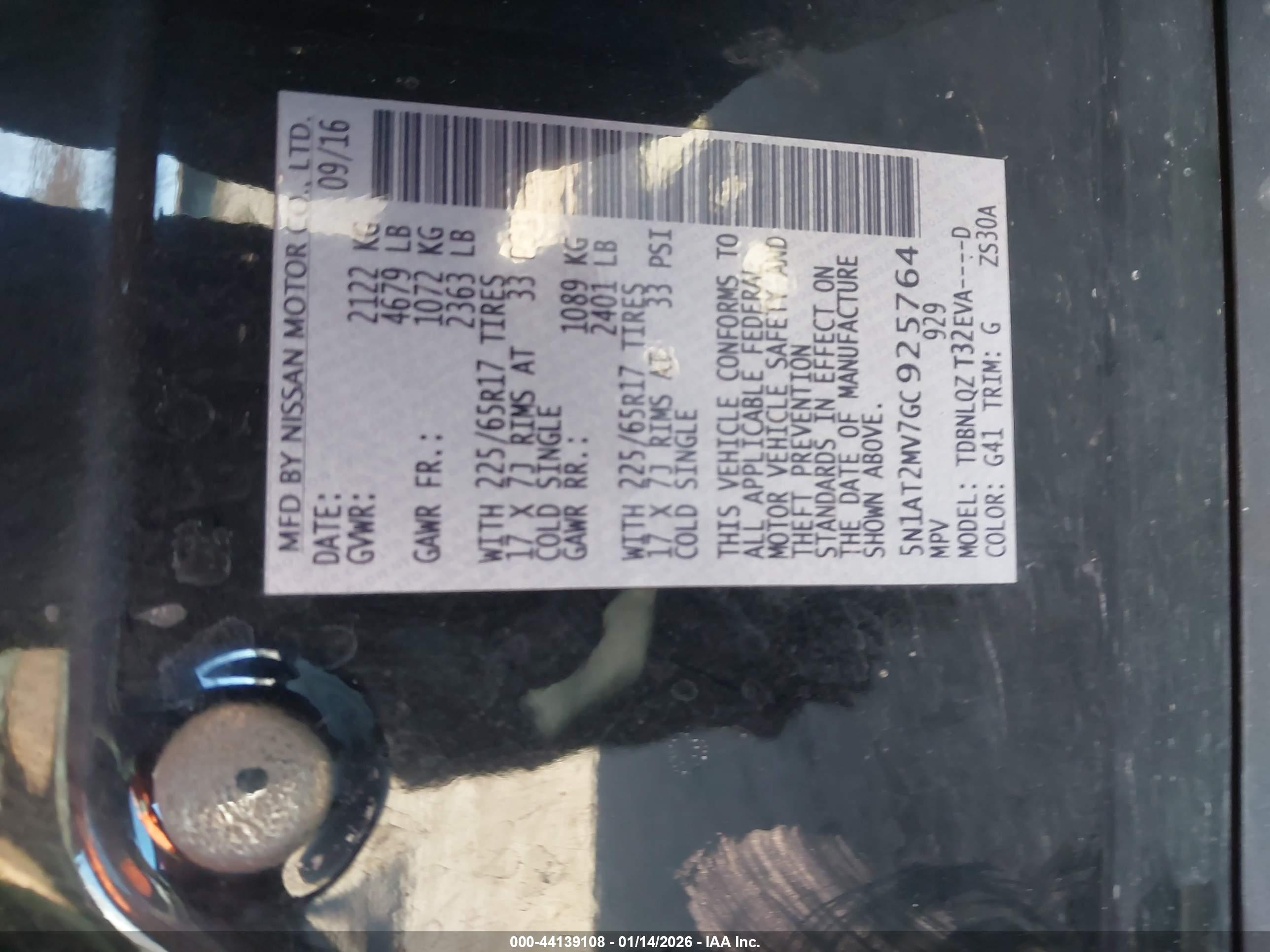 NISSAN ROGUE image 9