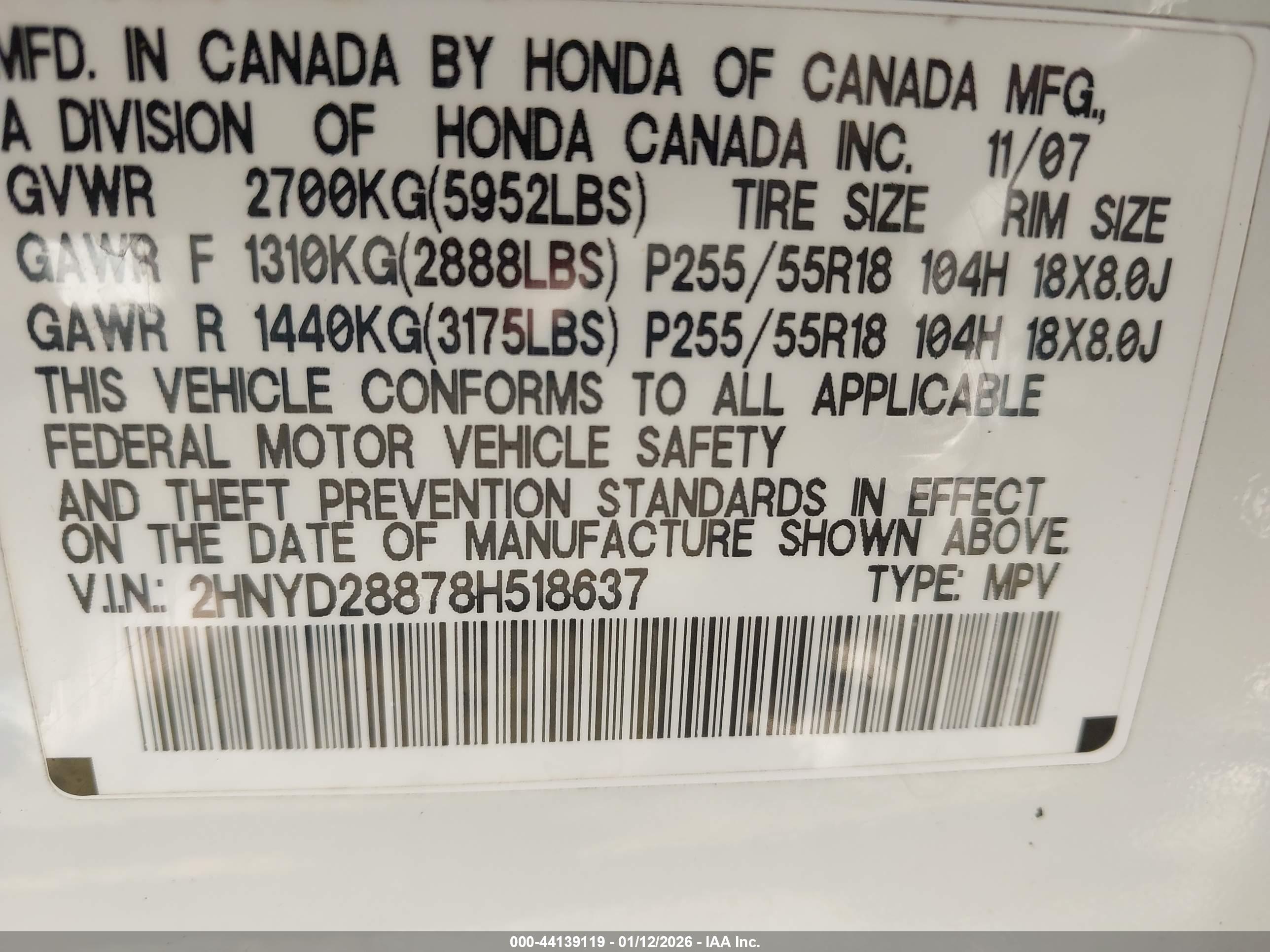 ACURA MDX image 9
