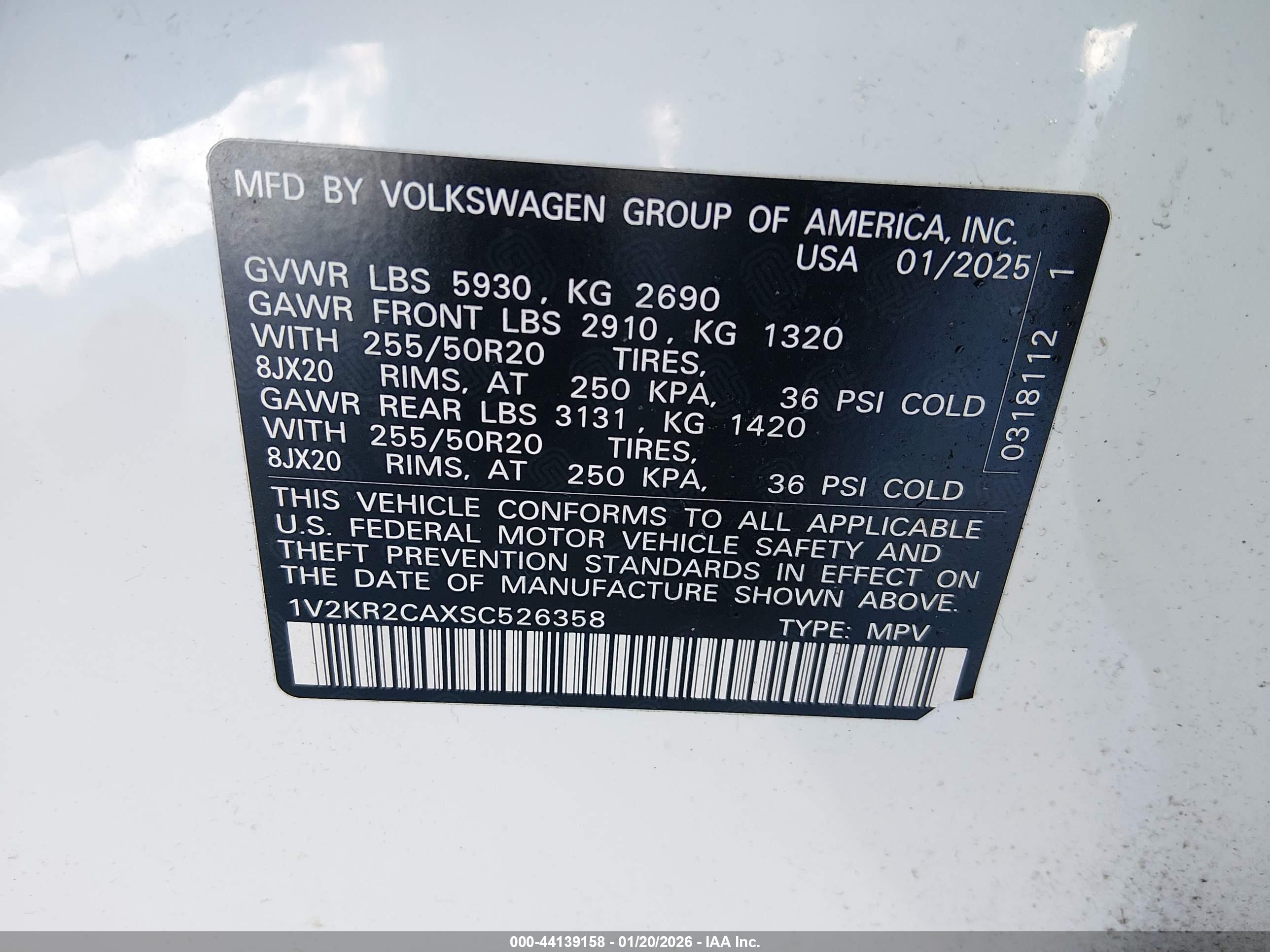 VOLKSWAGEN ATLAS image 9