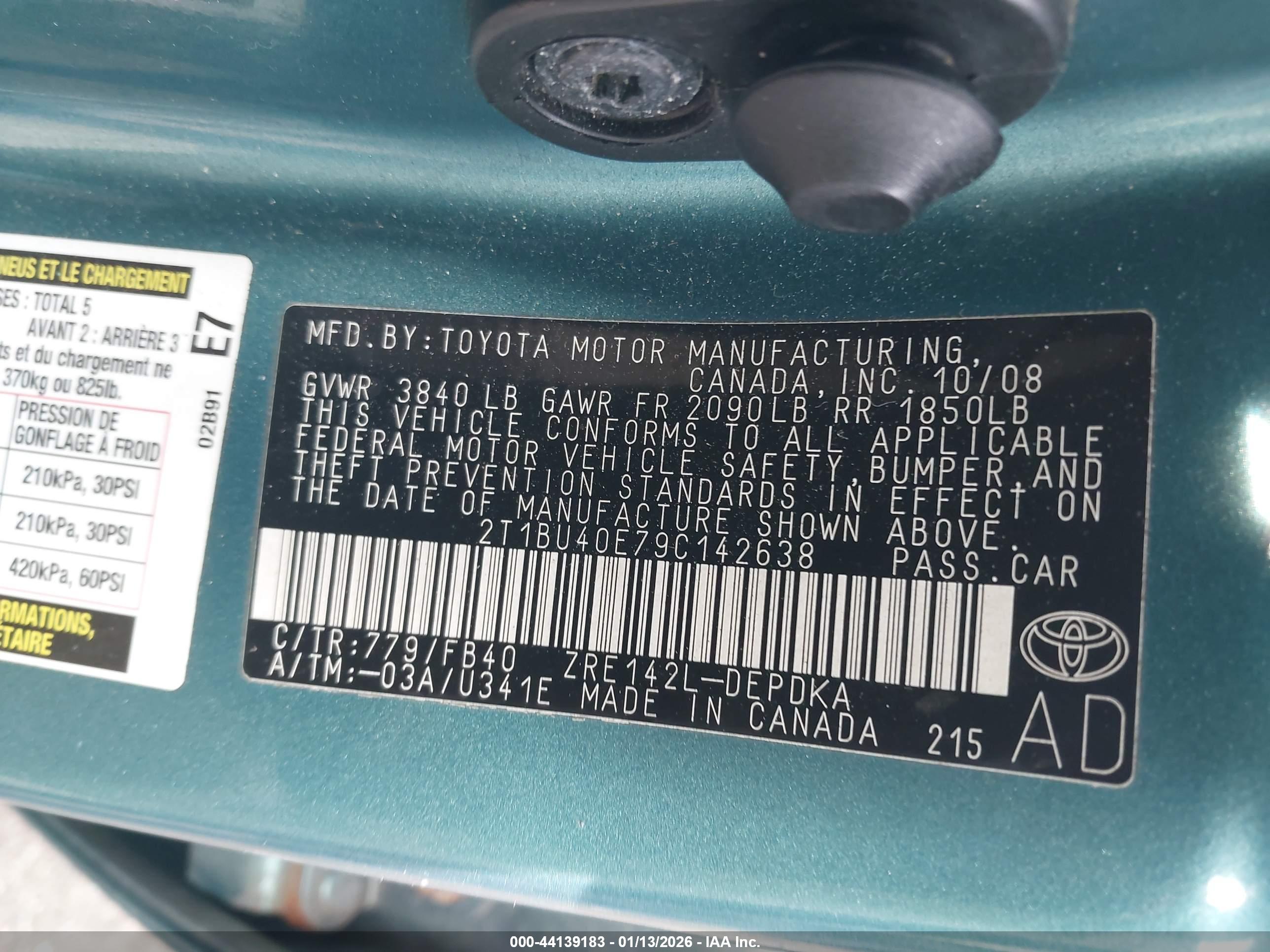 TOYOTA COROLLA image 9