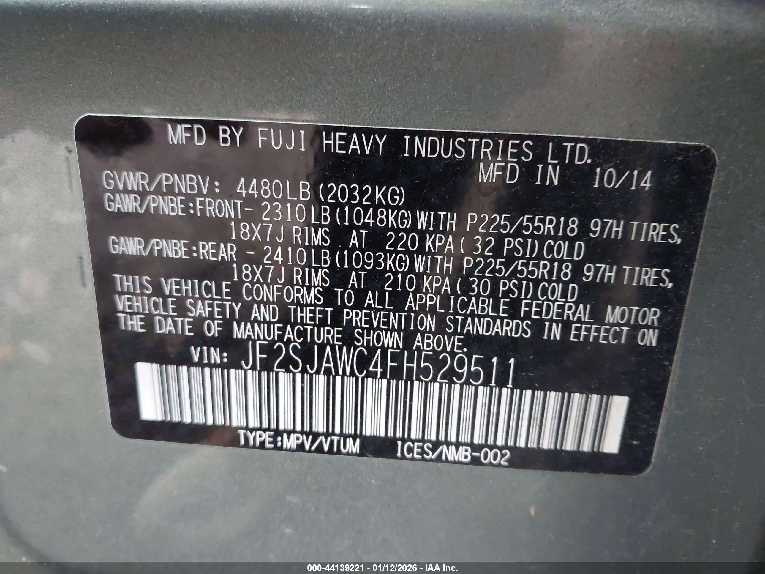 SUBARU FORESTER image 9