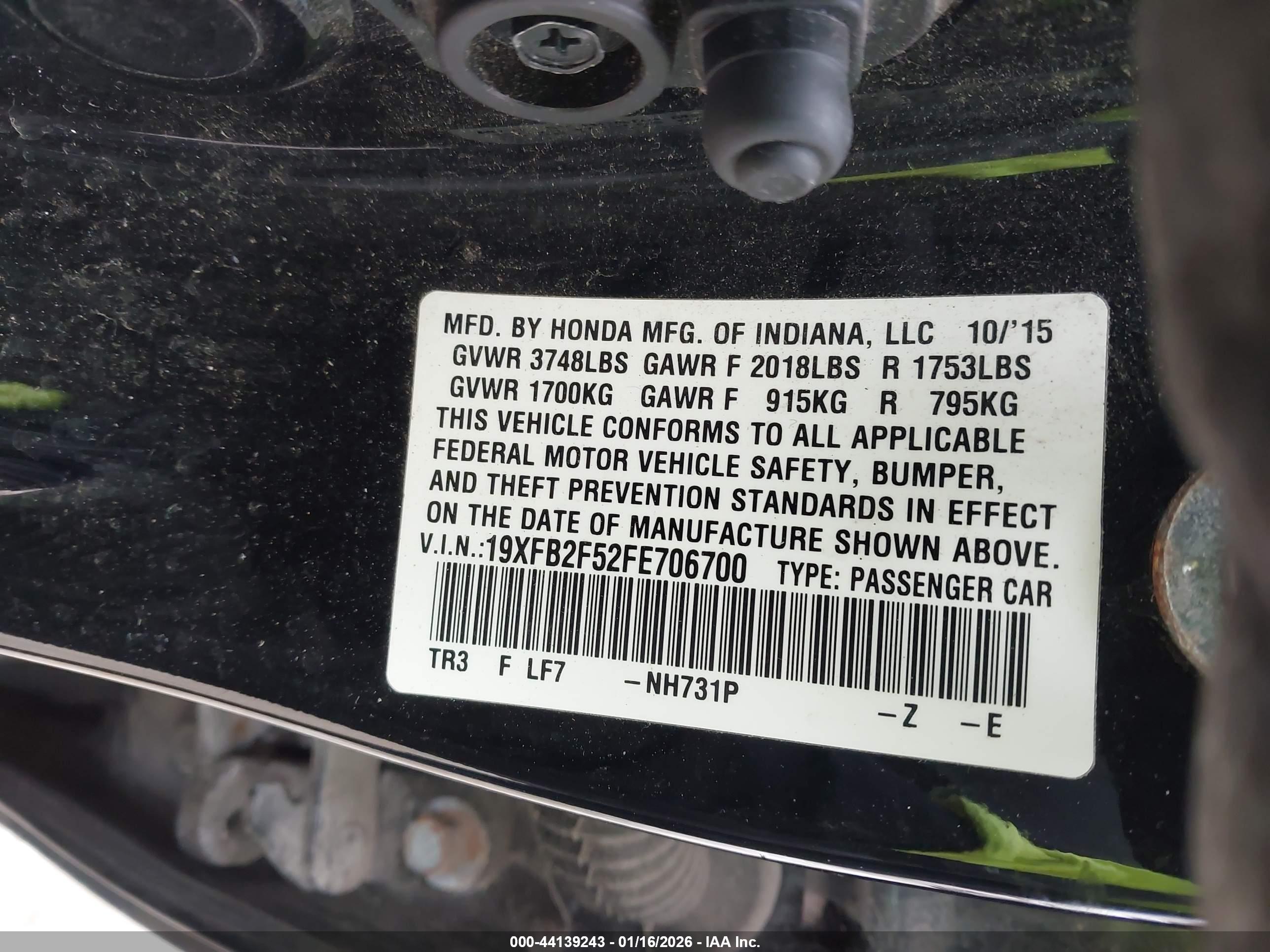 HONDA CIVIC image 9