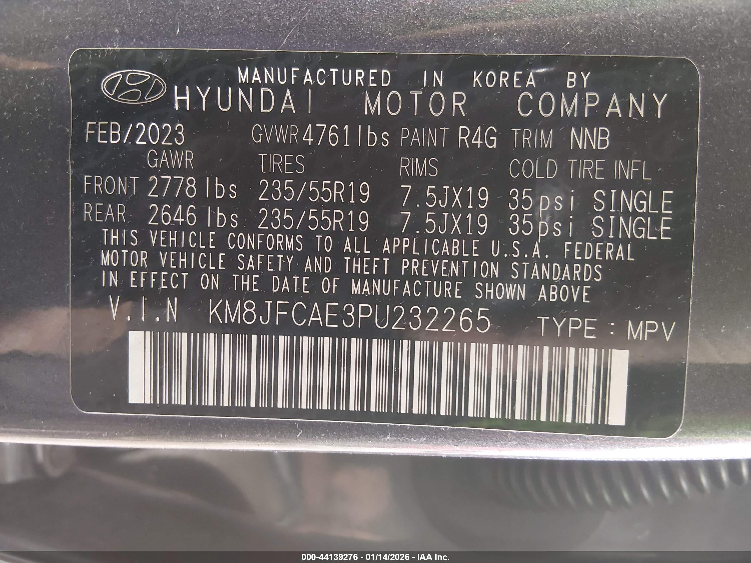 HYUNDAI TUCSON image 9