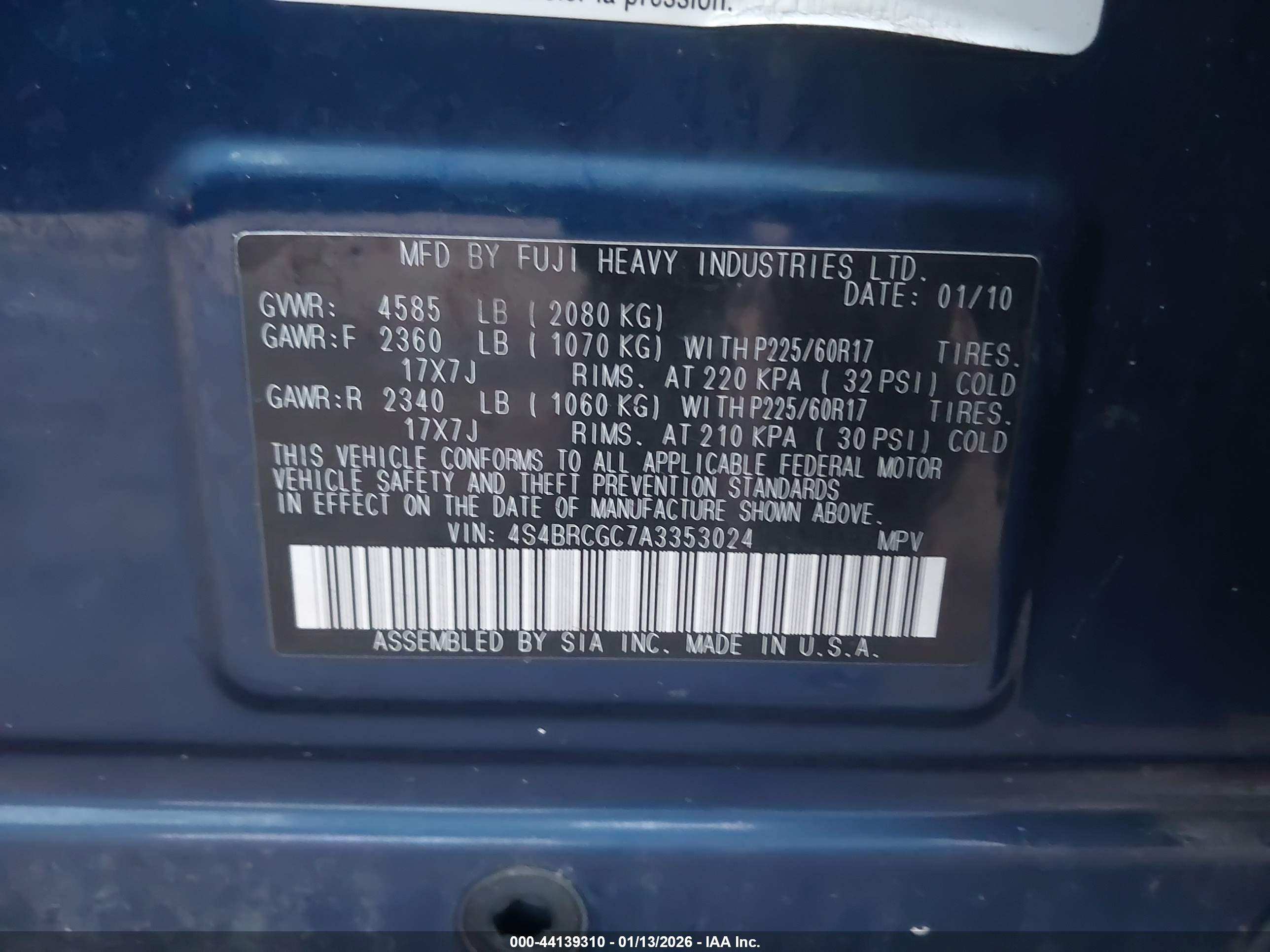 SUBARU OUTBACK image 9