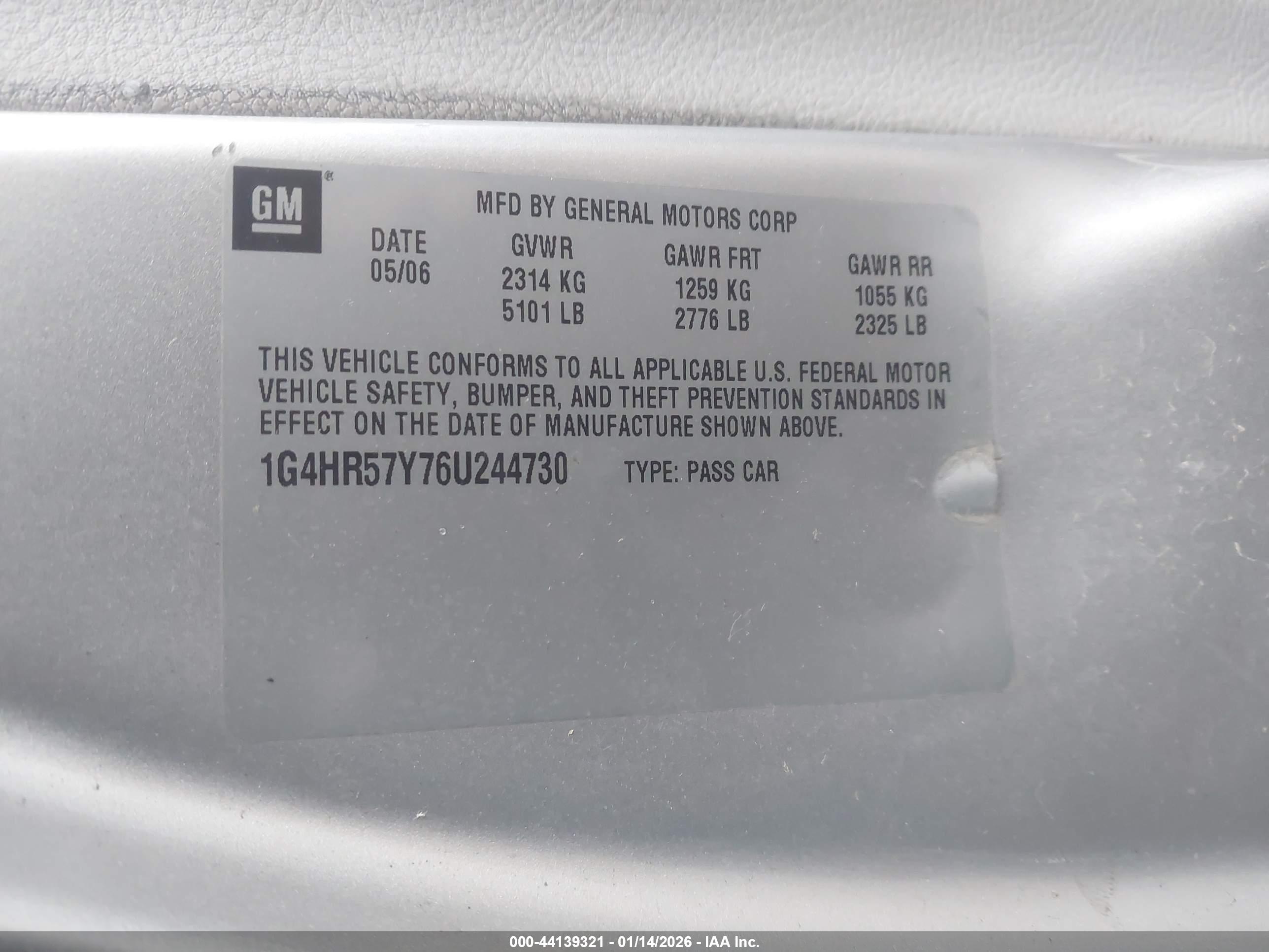 BUICK LUCERNE image 9