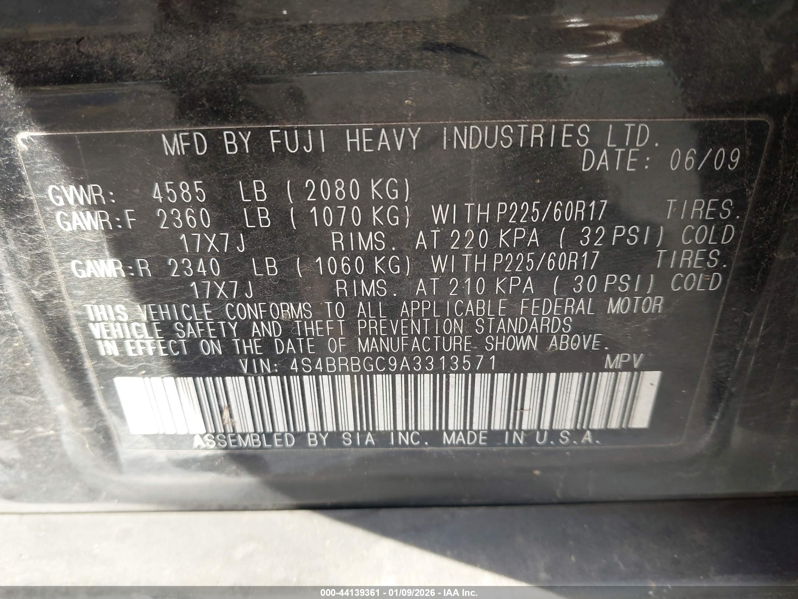 SUBARU OUTBACK image 9
