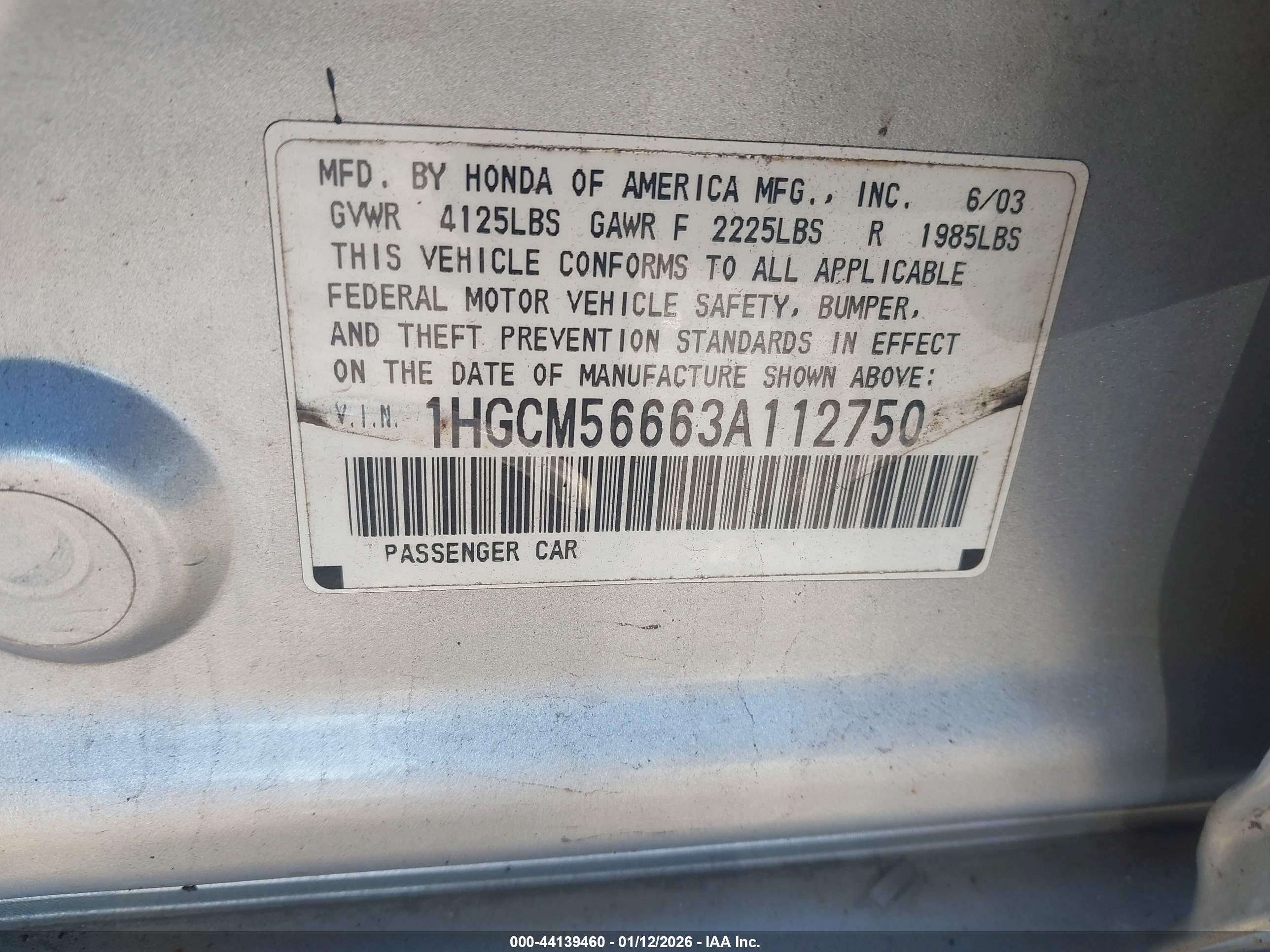 HONDA ACCORD image 9