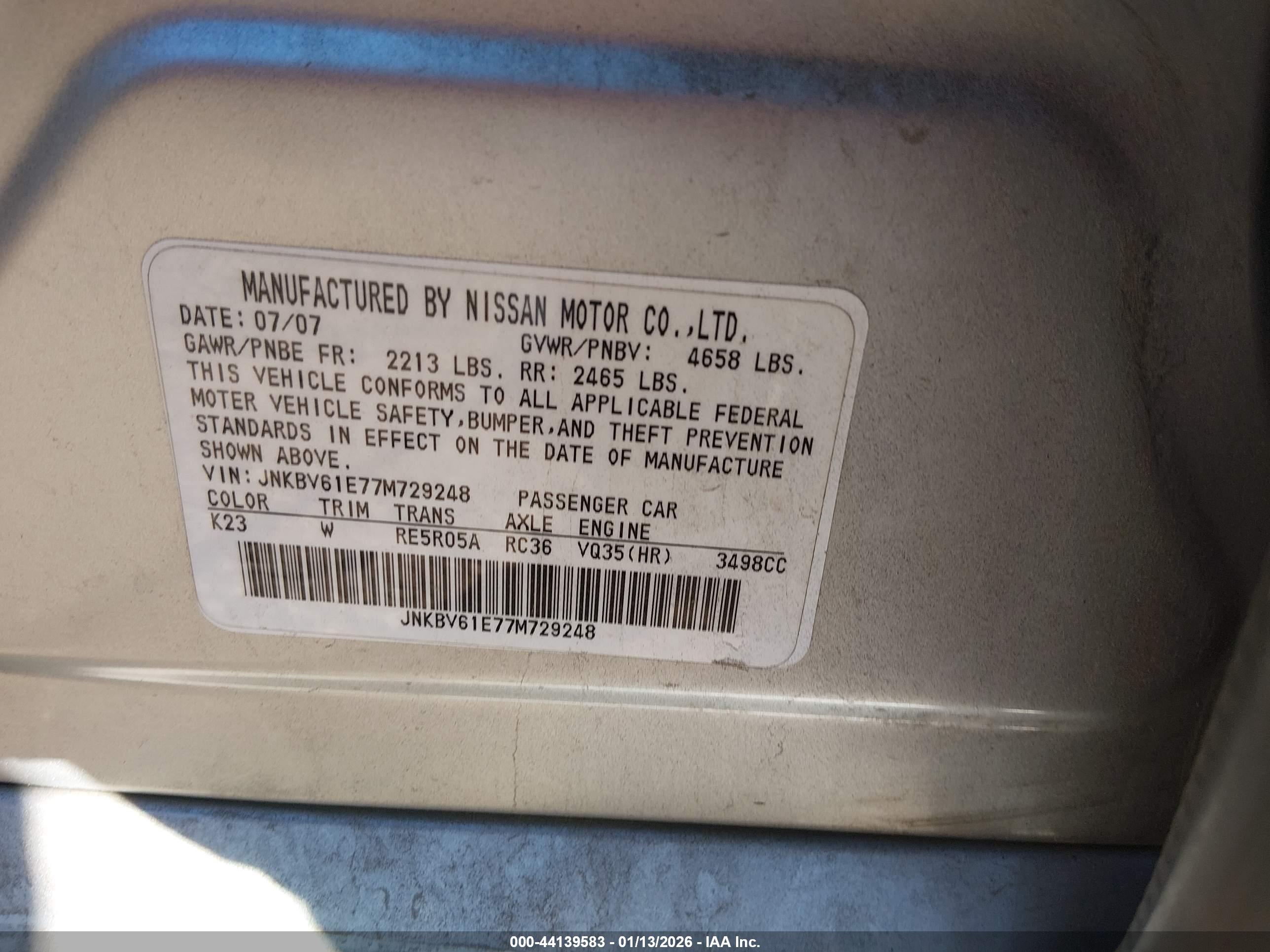 INFINITI G35 image 9