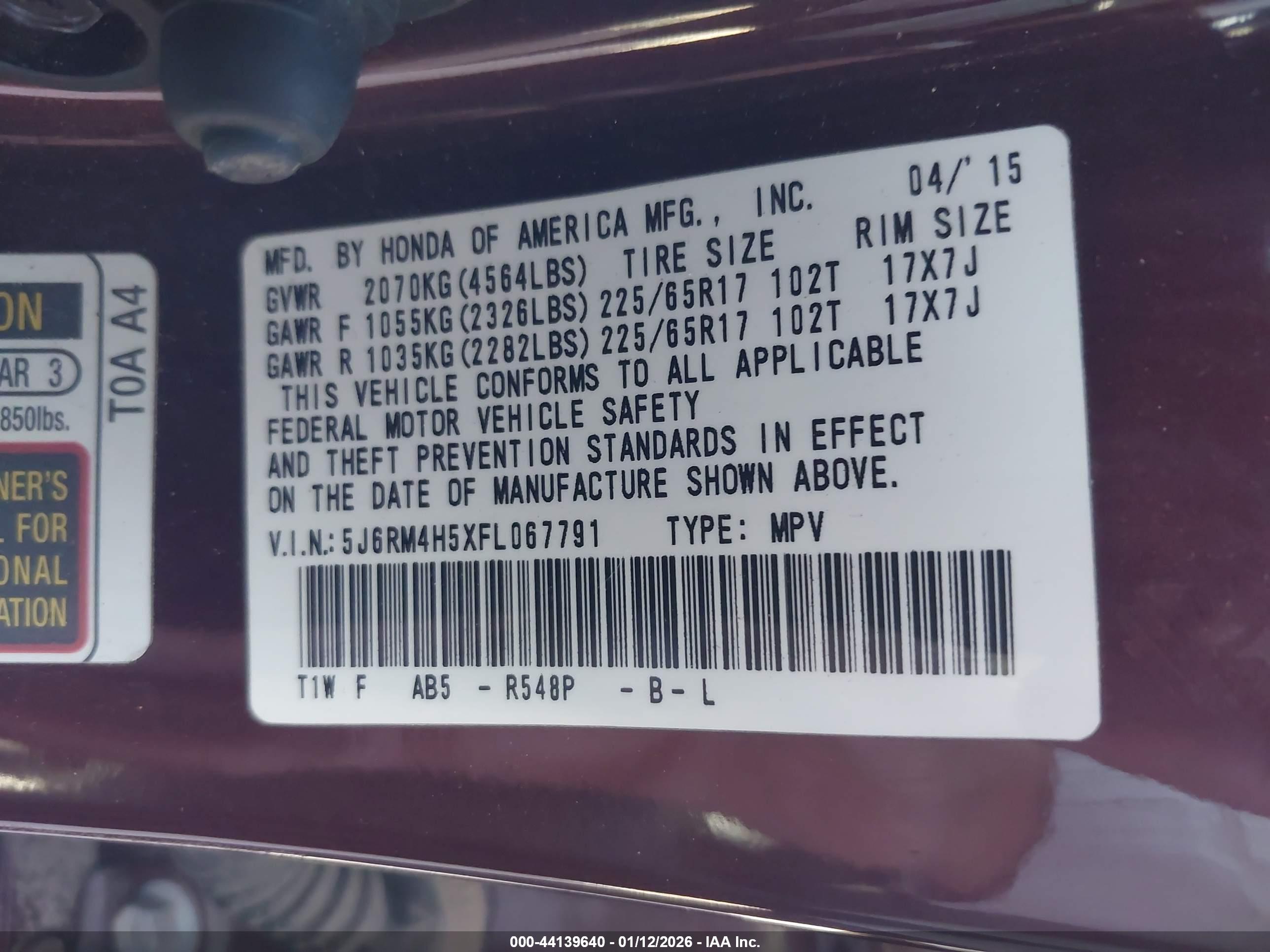 HONDA CR-V image 9