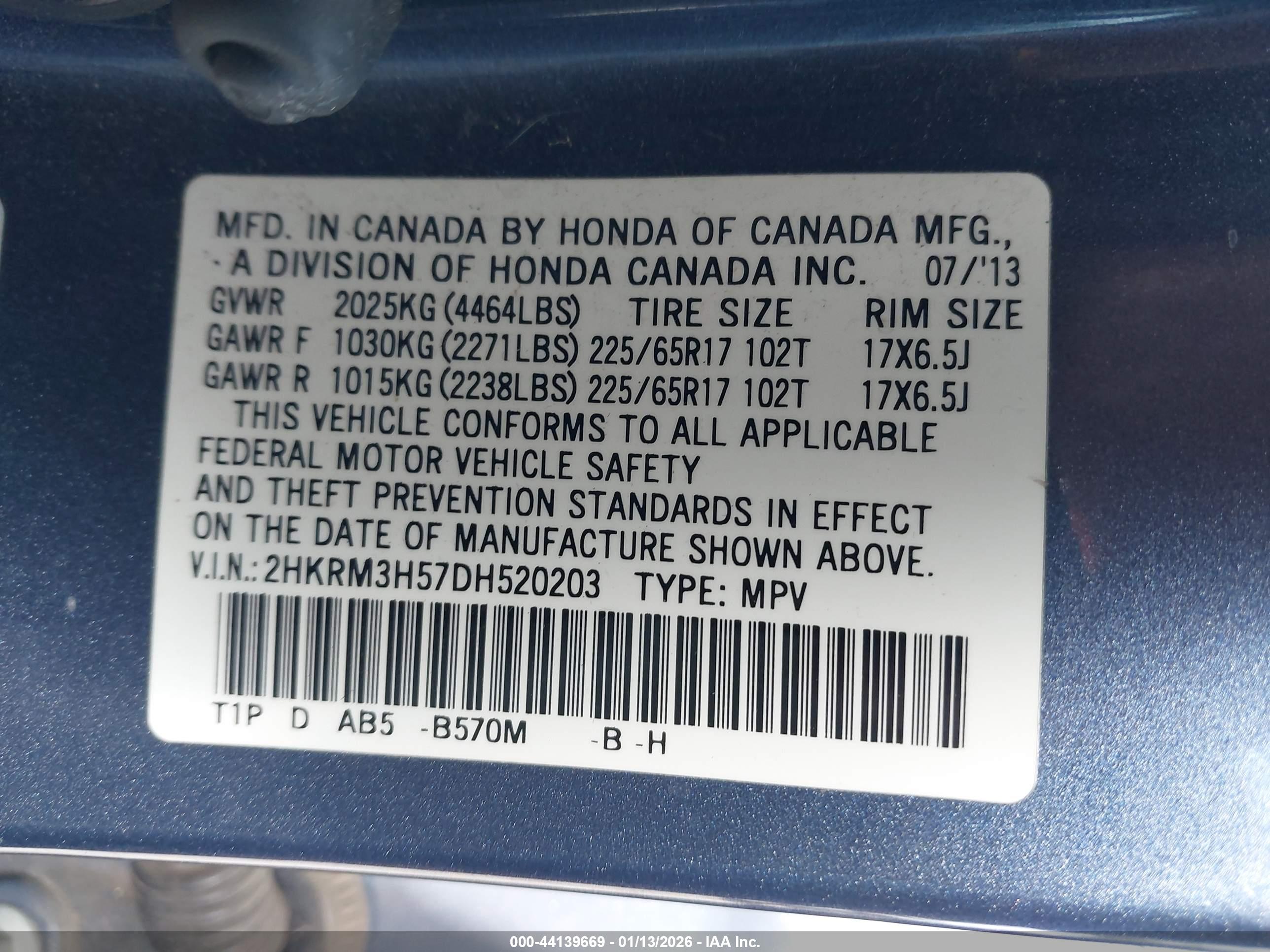 HONDA CR-V image 9