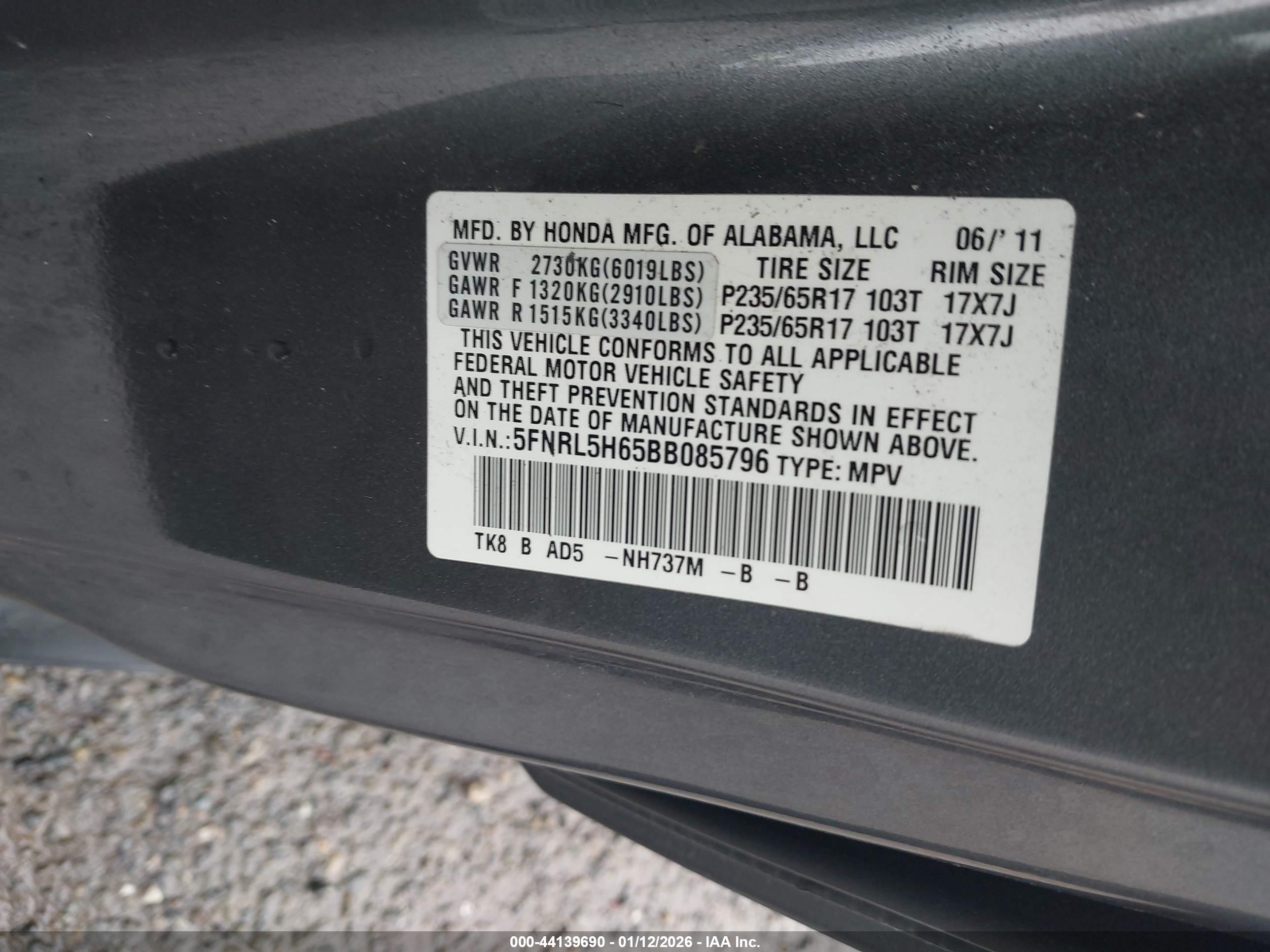 HONDA ODYSSEY image 9