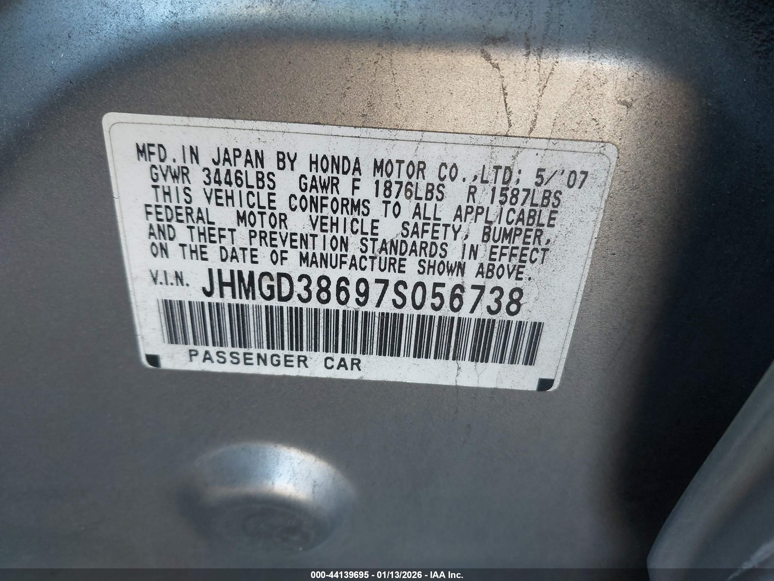 HONDA FIT image 9