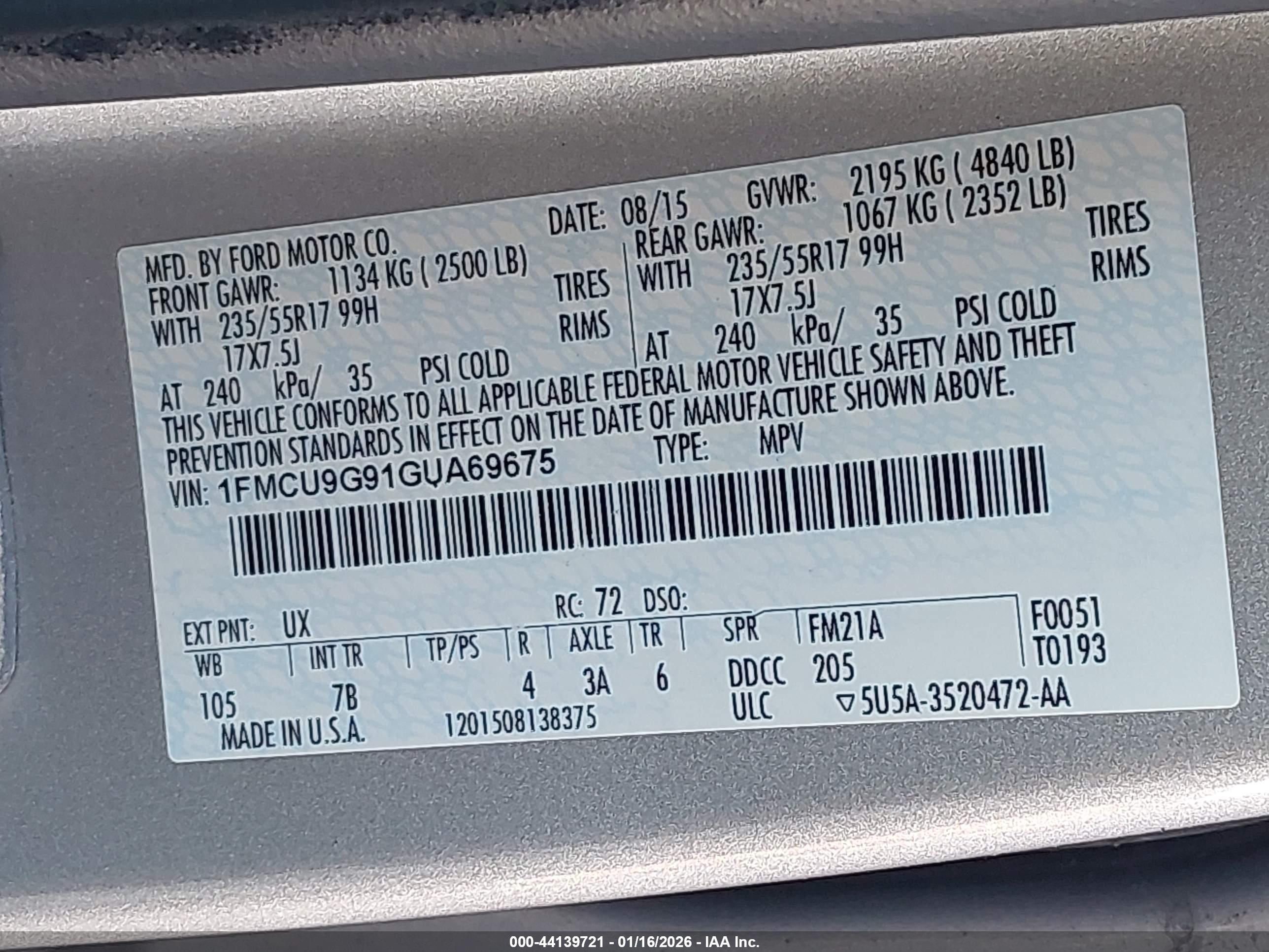 FORD ESCAPE image 9