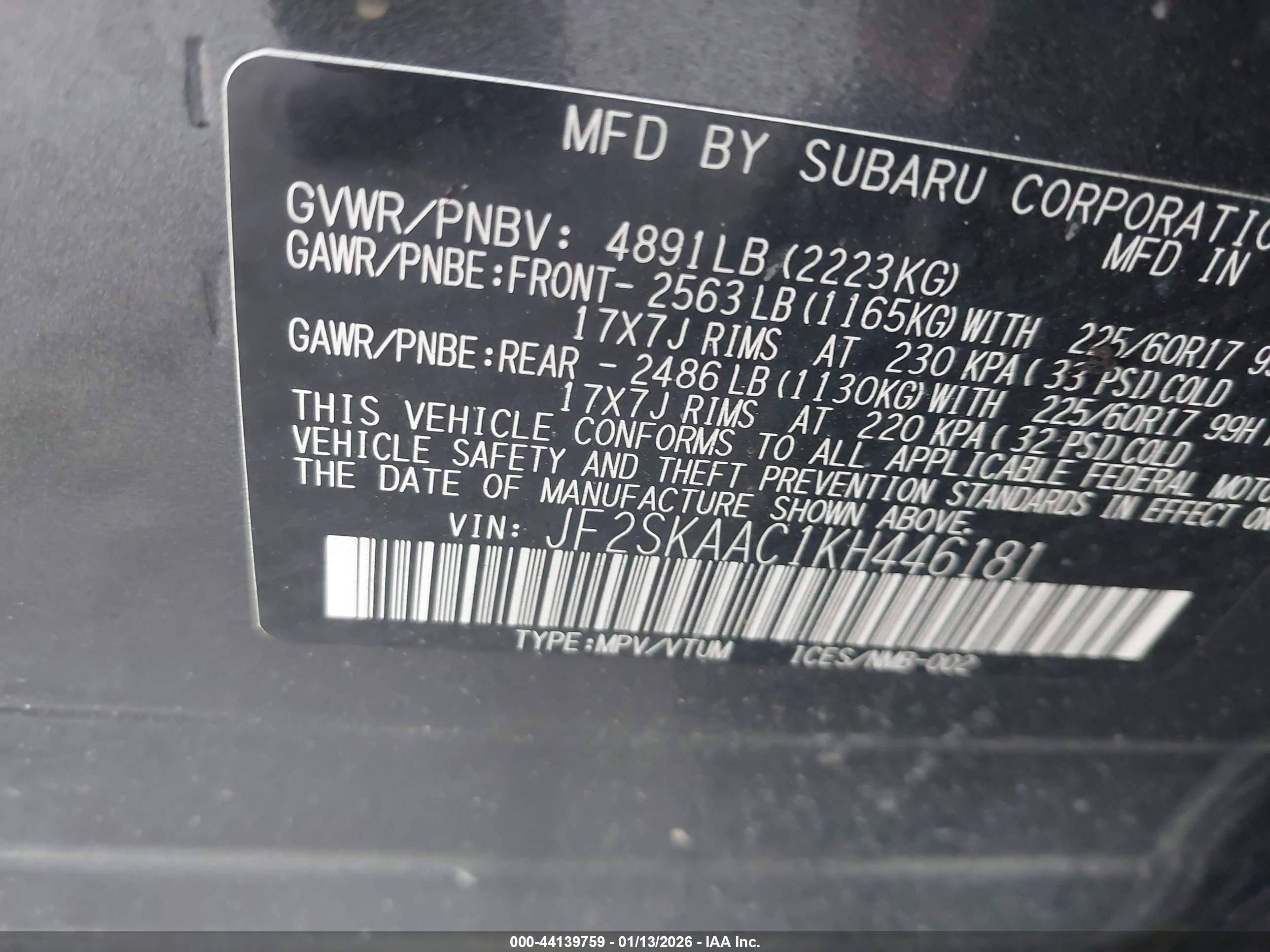 SUBARU FORESTER image 9