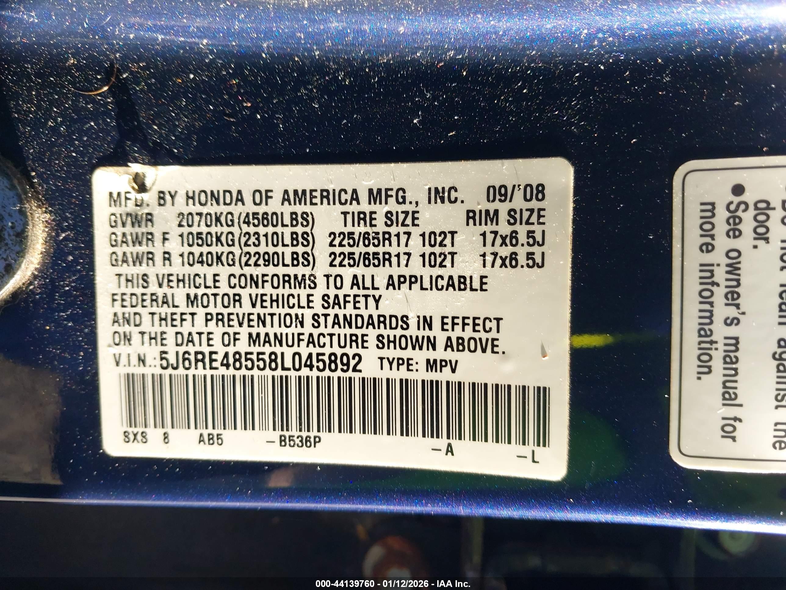 HONDA CR-V image 9