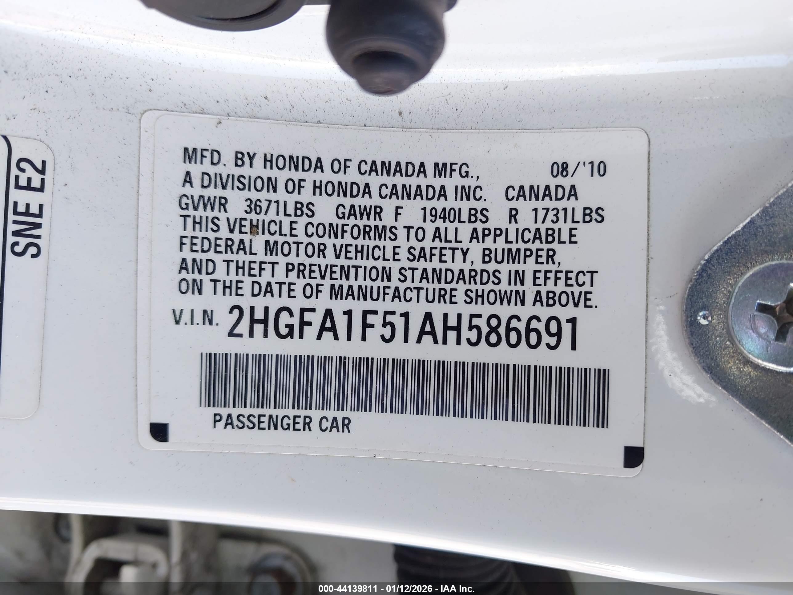 HONDA CIVIC image 9