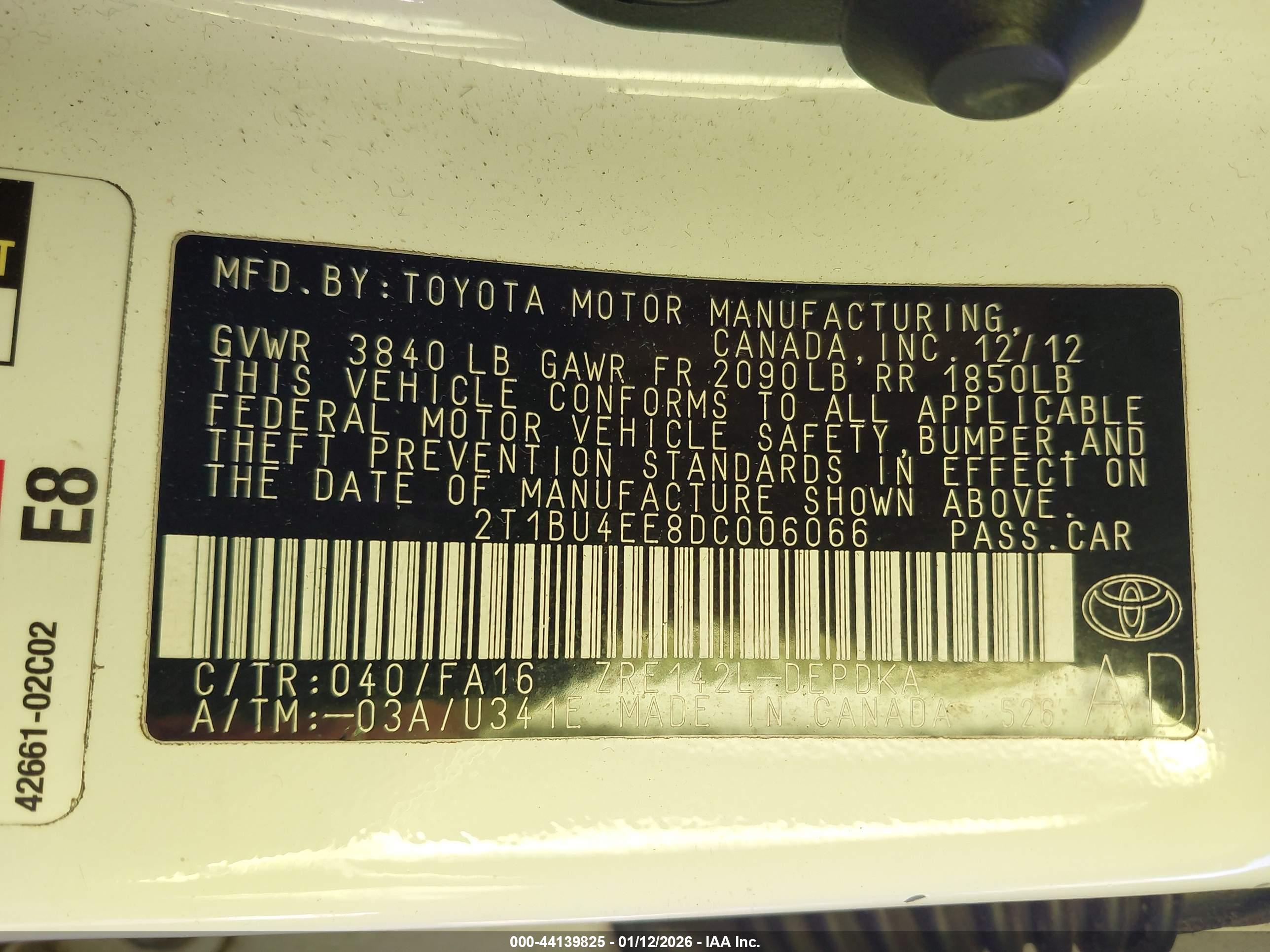 TOYOTA COROLLA image 9