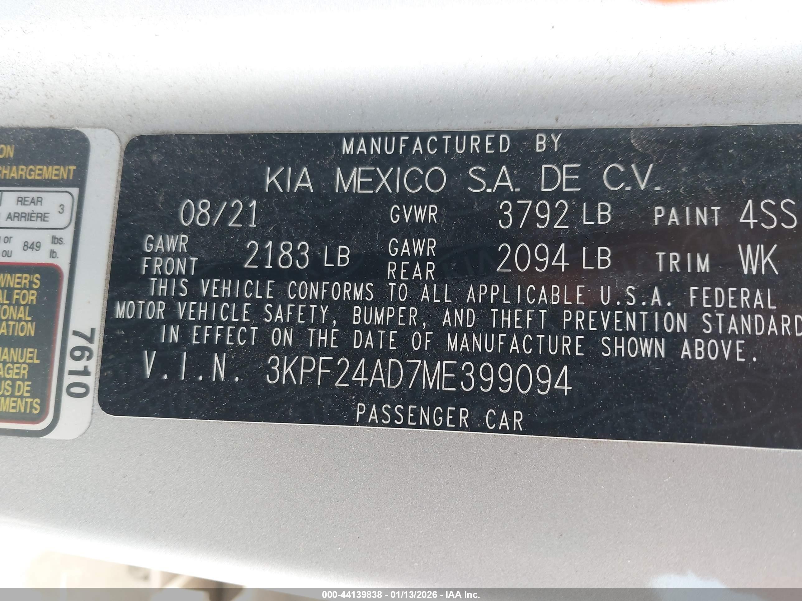 KIA FORTE image 9