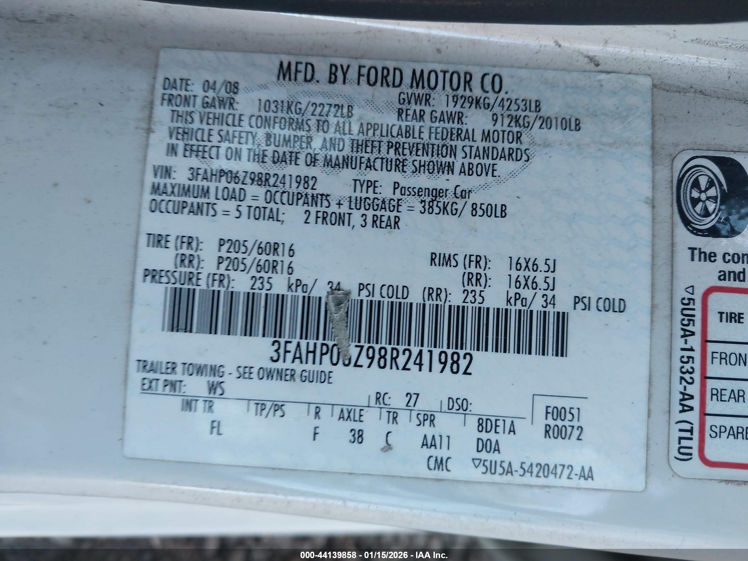 FORD FUSION image 9