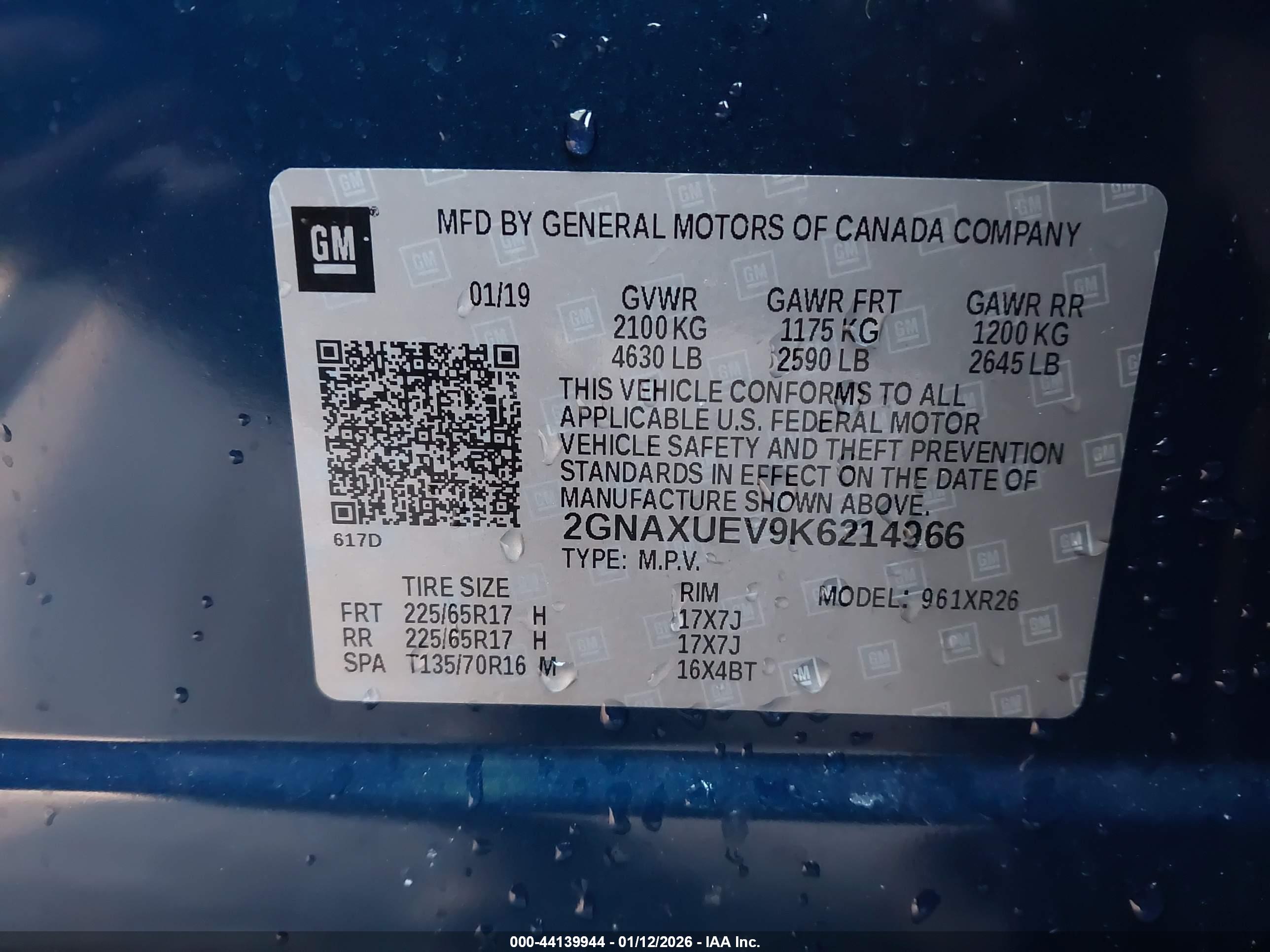 CHEVROLET EQUINOX image 9