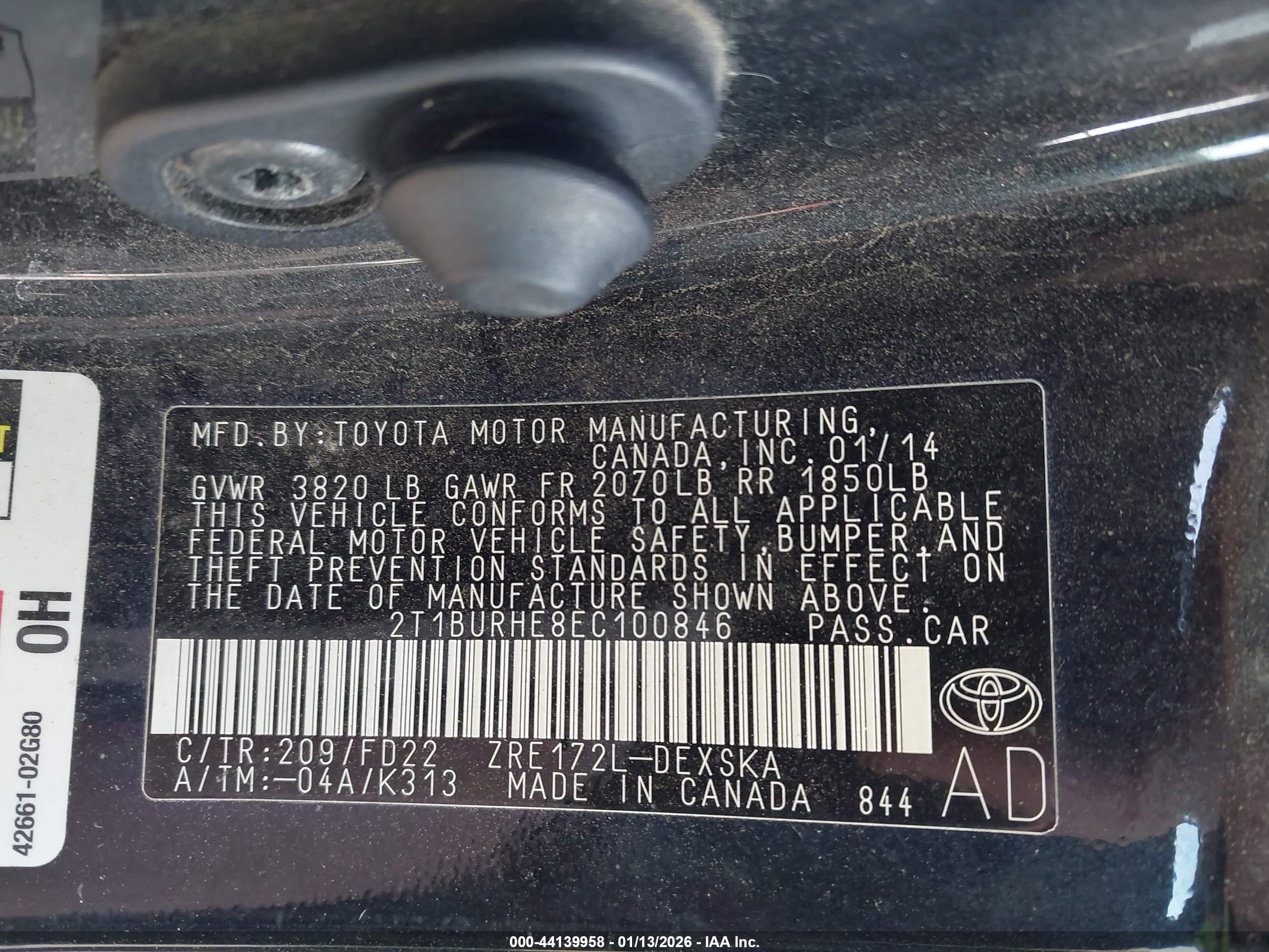 TOYOTA COROLLA image 9