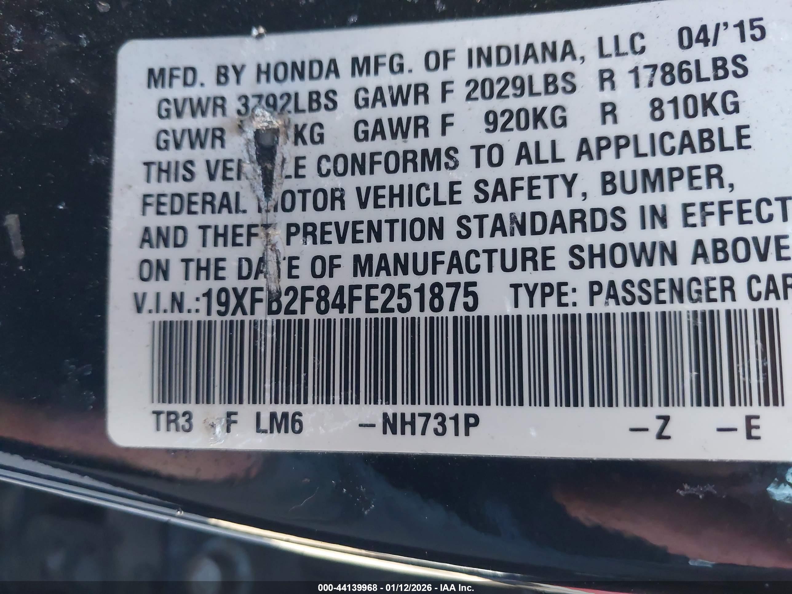 HONDA CIVIC image 9