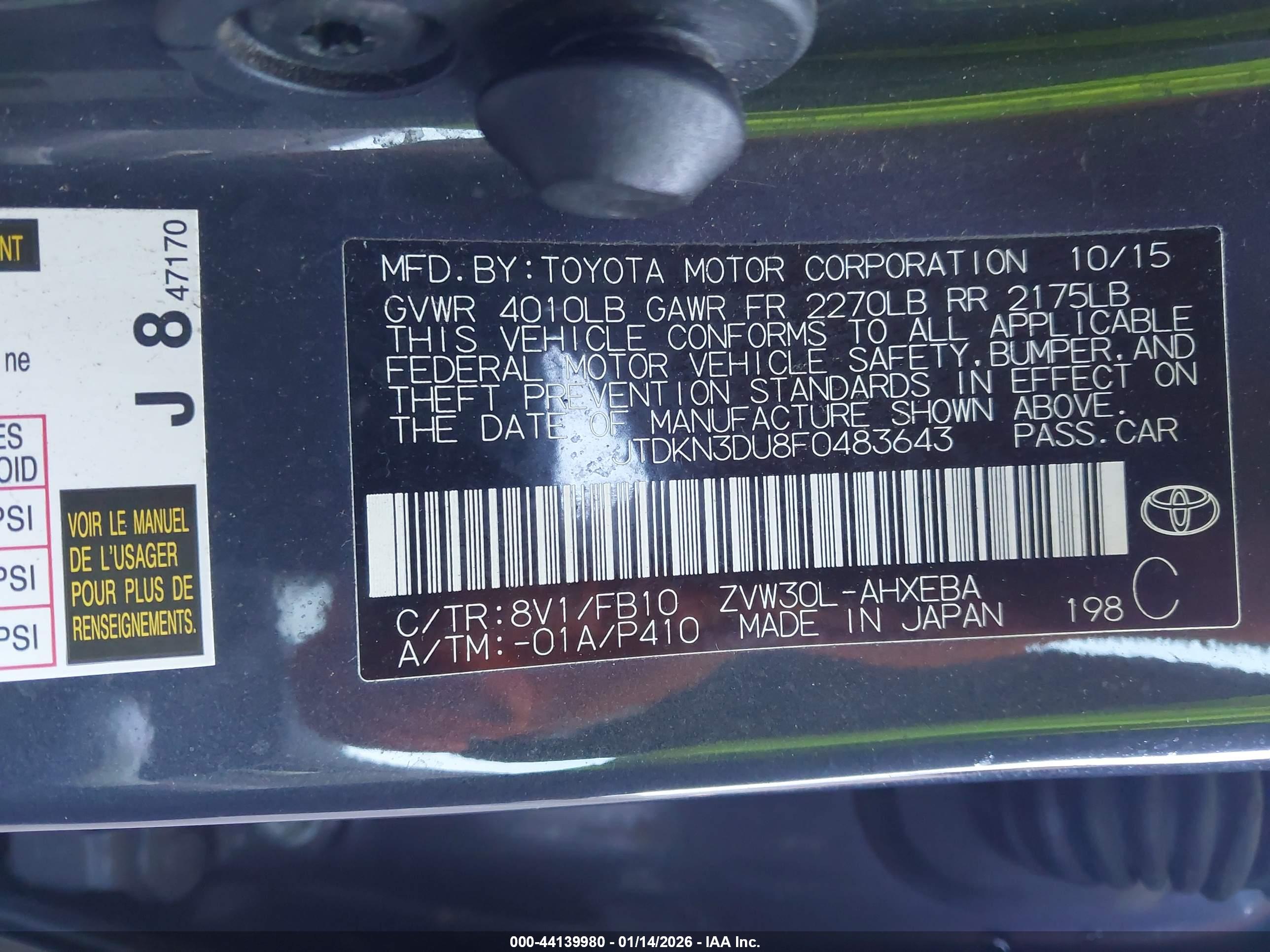 TOYOTA PRIUS image 9