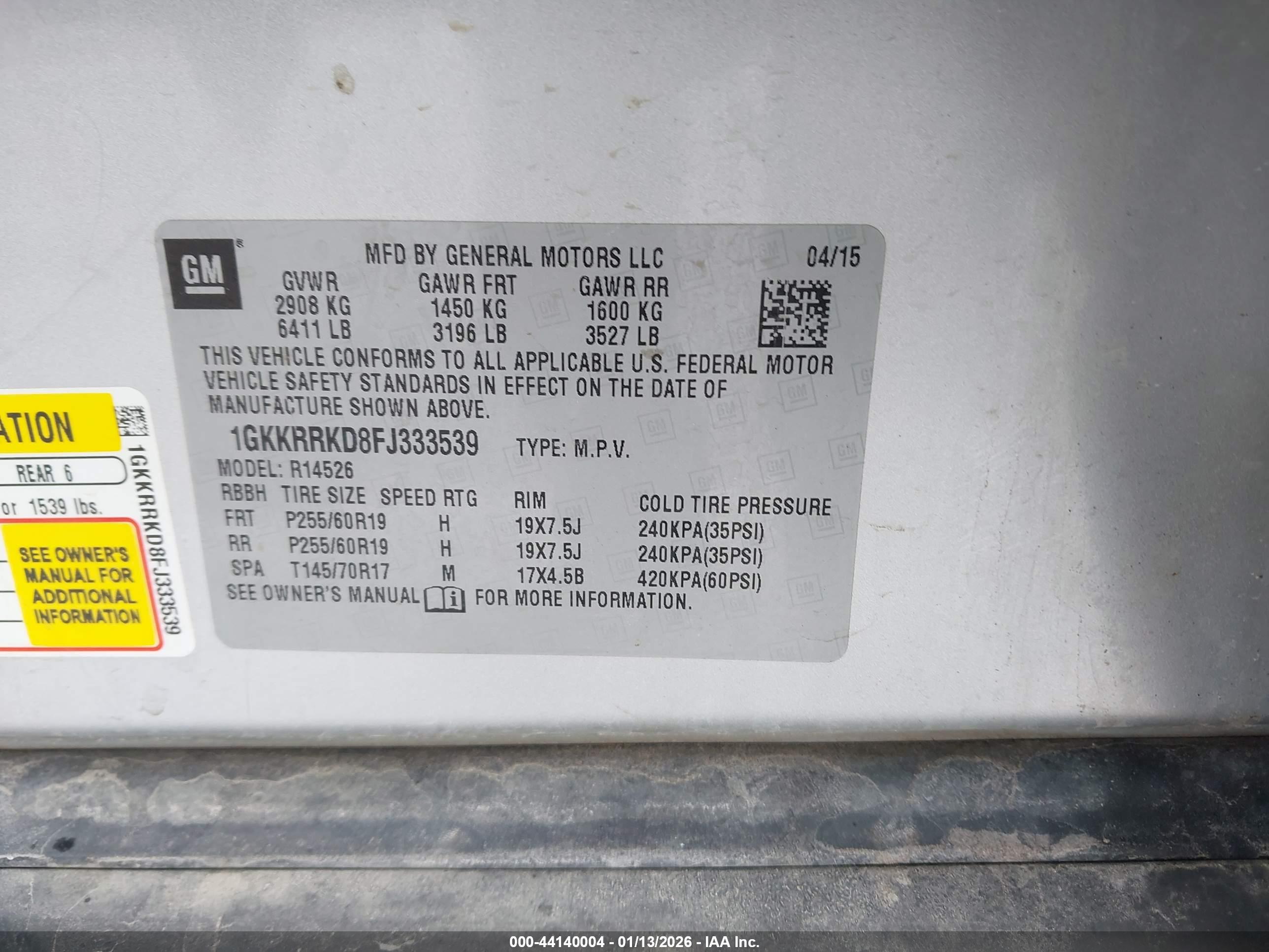 GMC ACADIA image 9