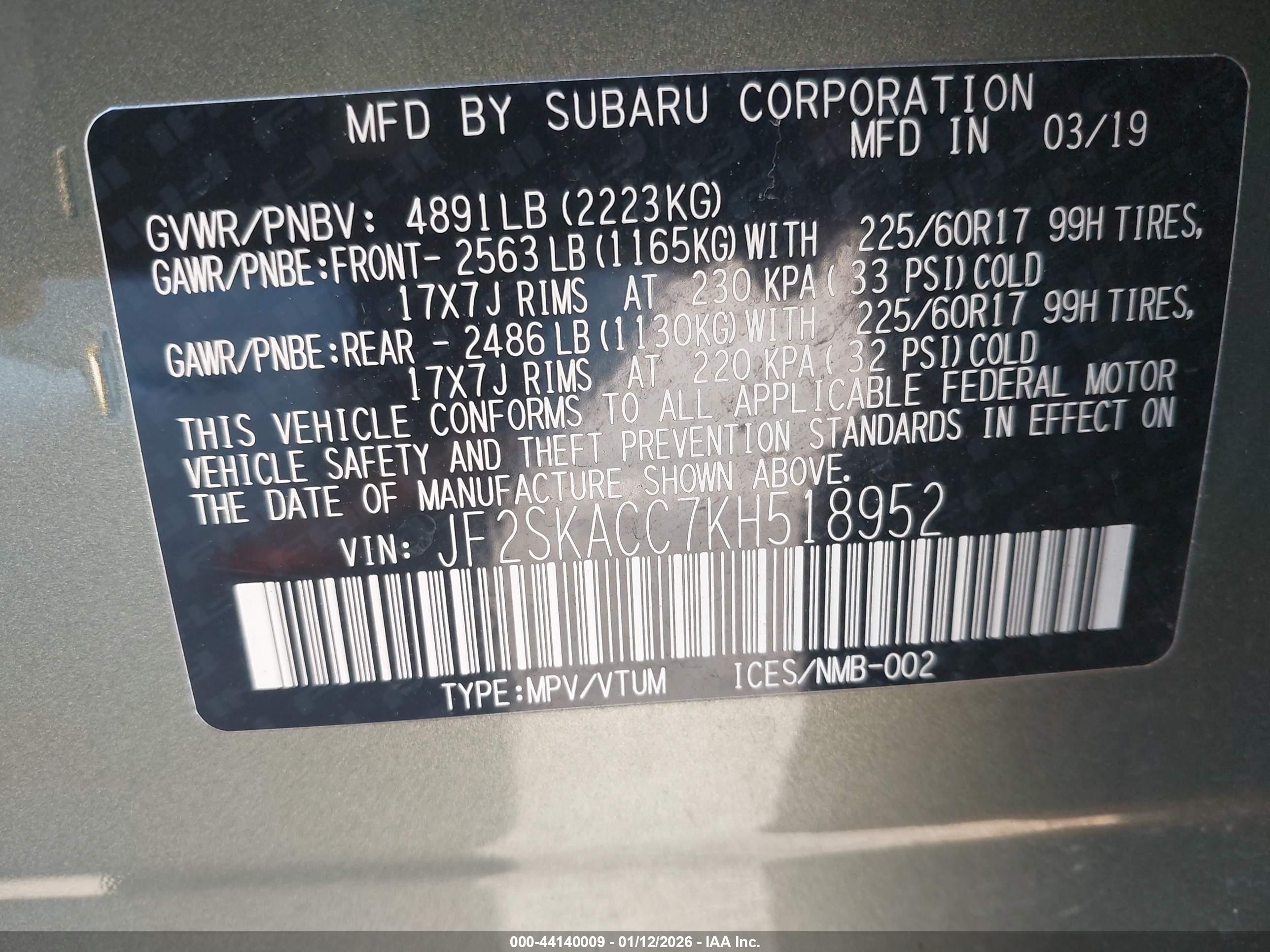 SUBARU FORESTER image 9
