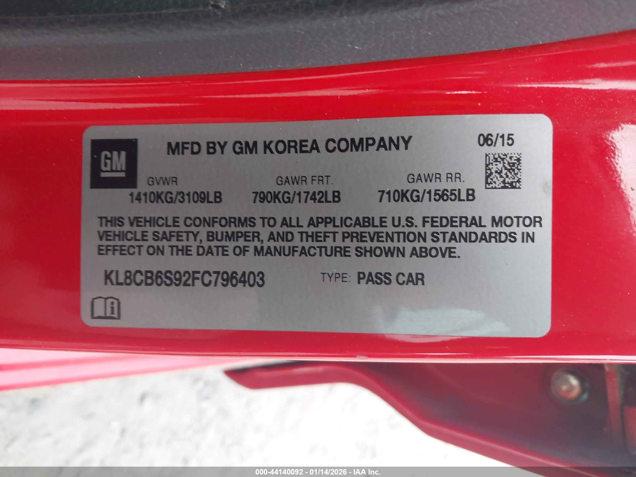CHEVROLET SPARK image 9