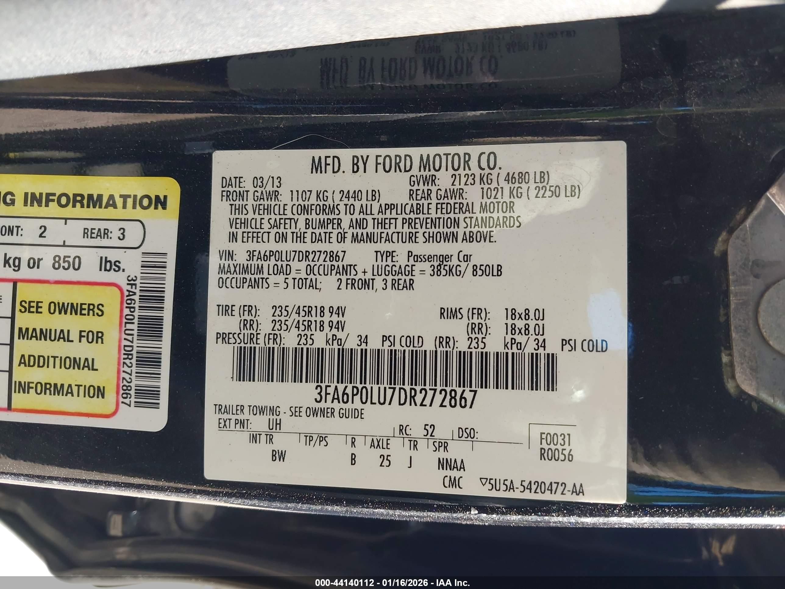 FORD FUSION image 9