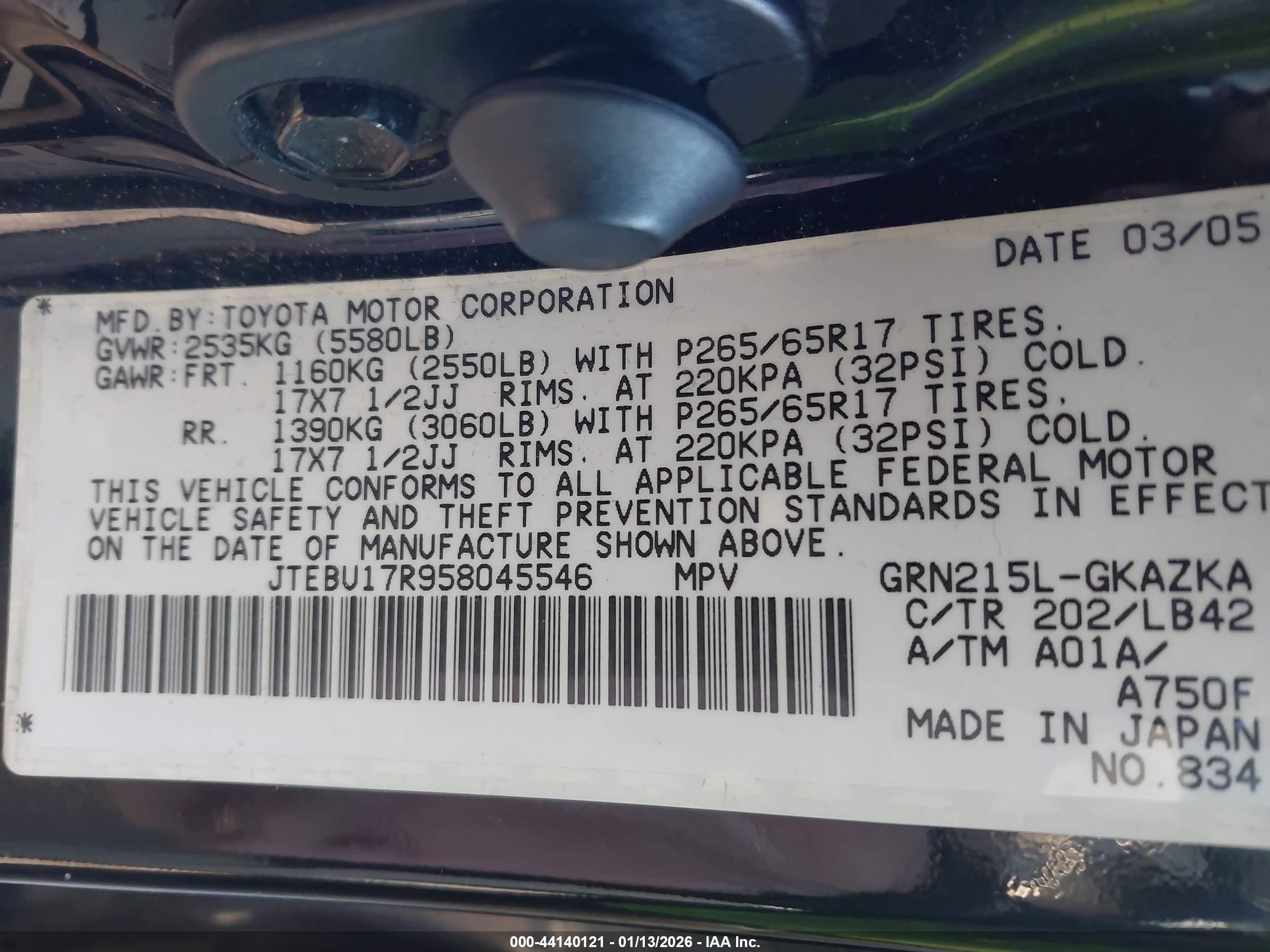 TOYOTA 4RUNNER image 9