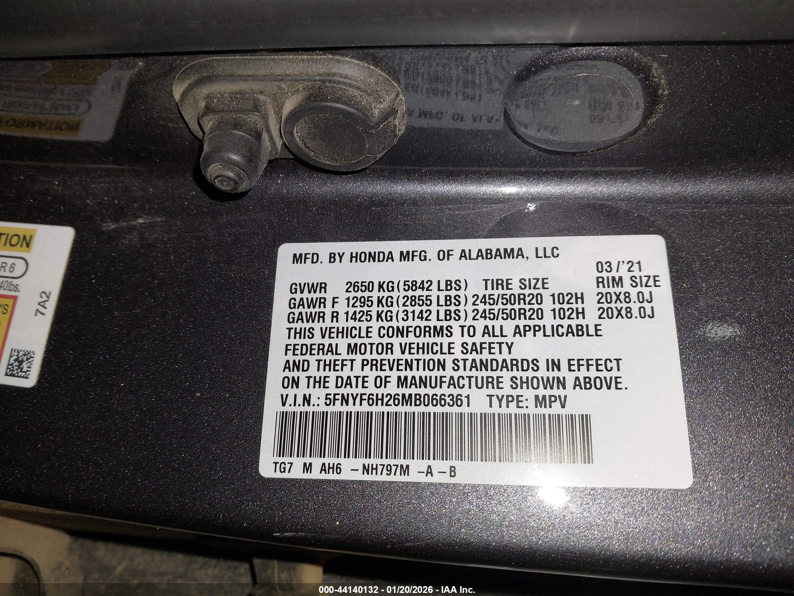 HONDA PILOT image 9