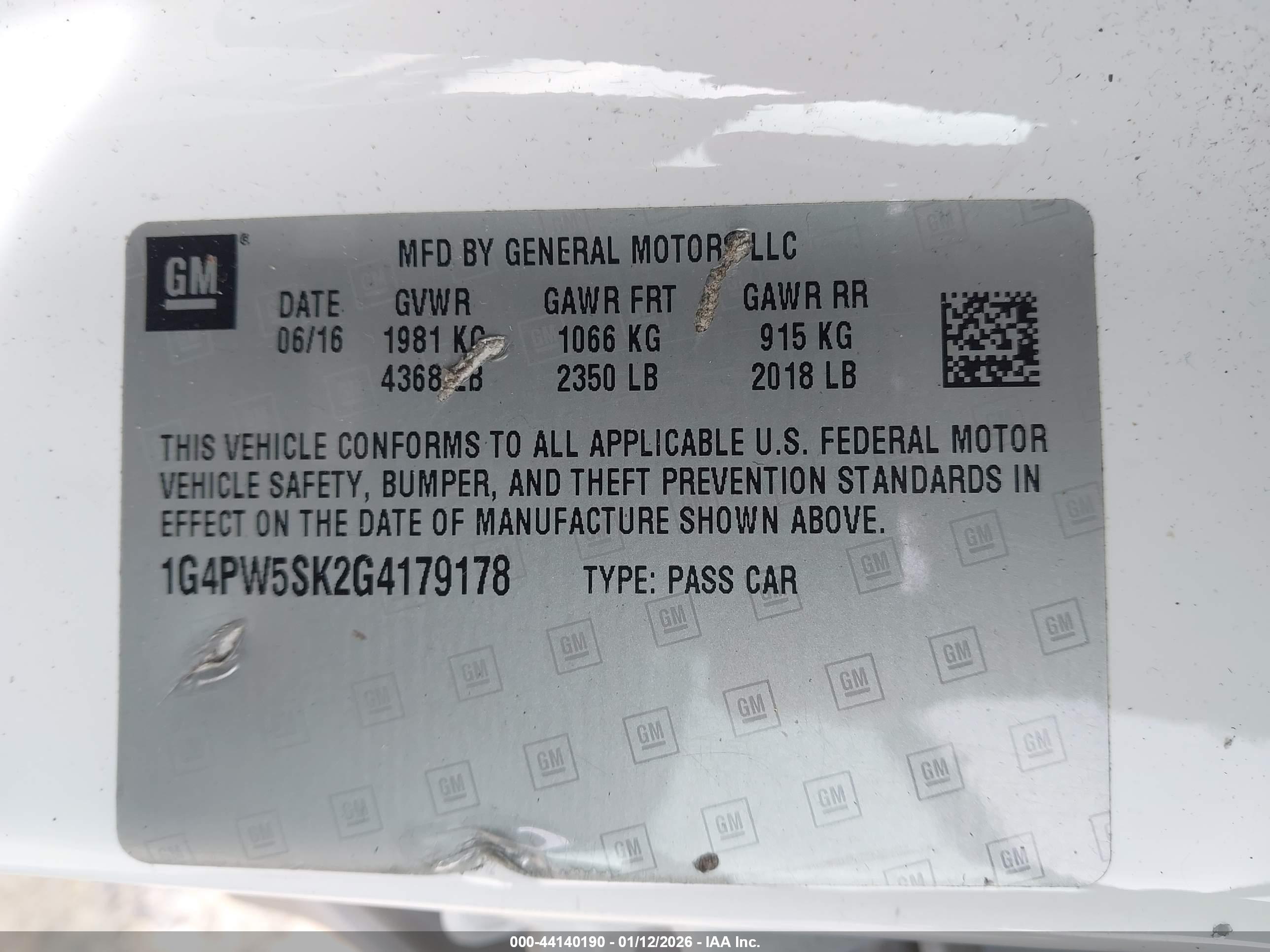 BUICK VERANO image 9