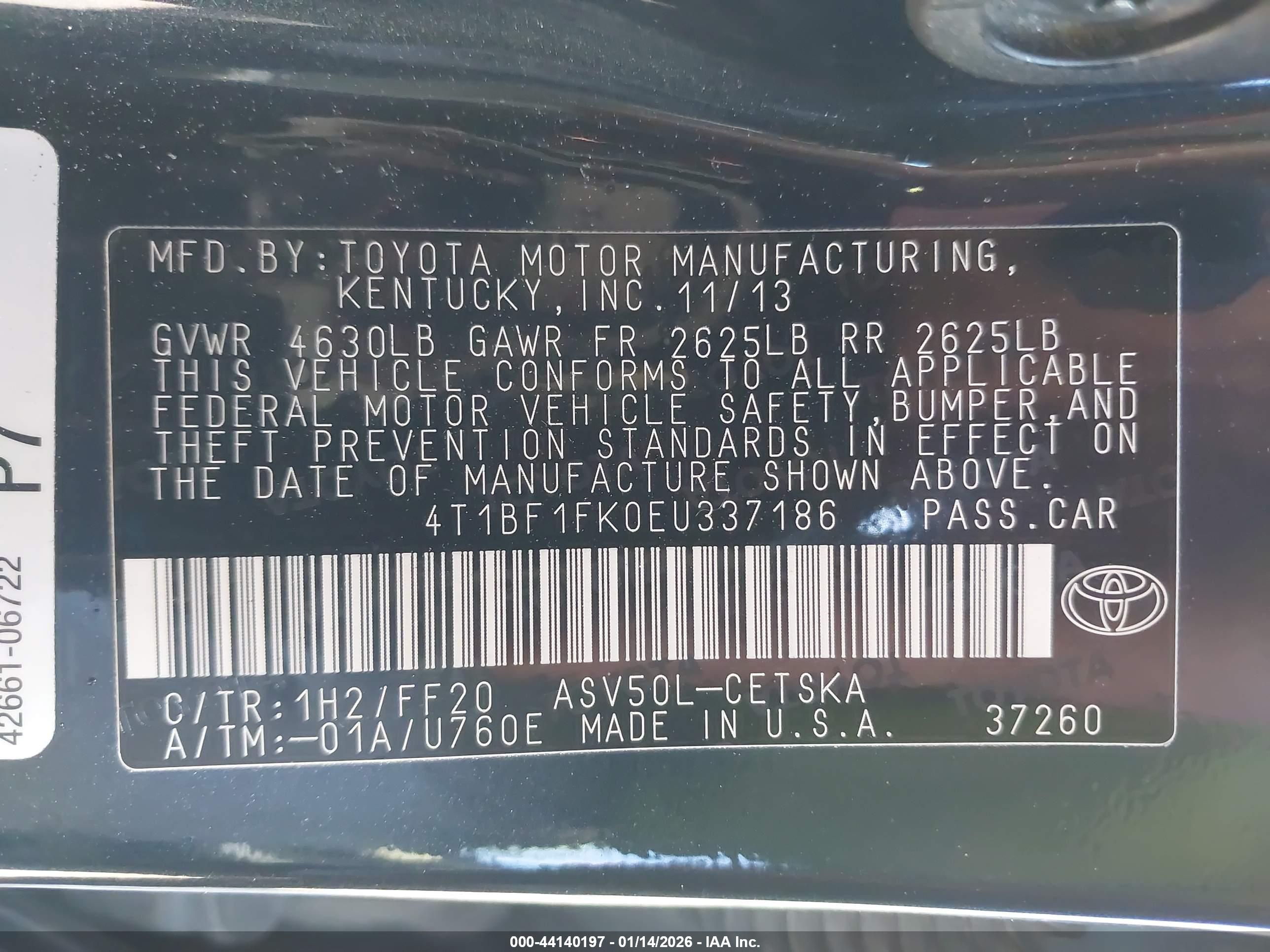 TOYOTA CAMRY image 9