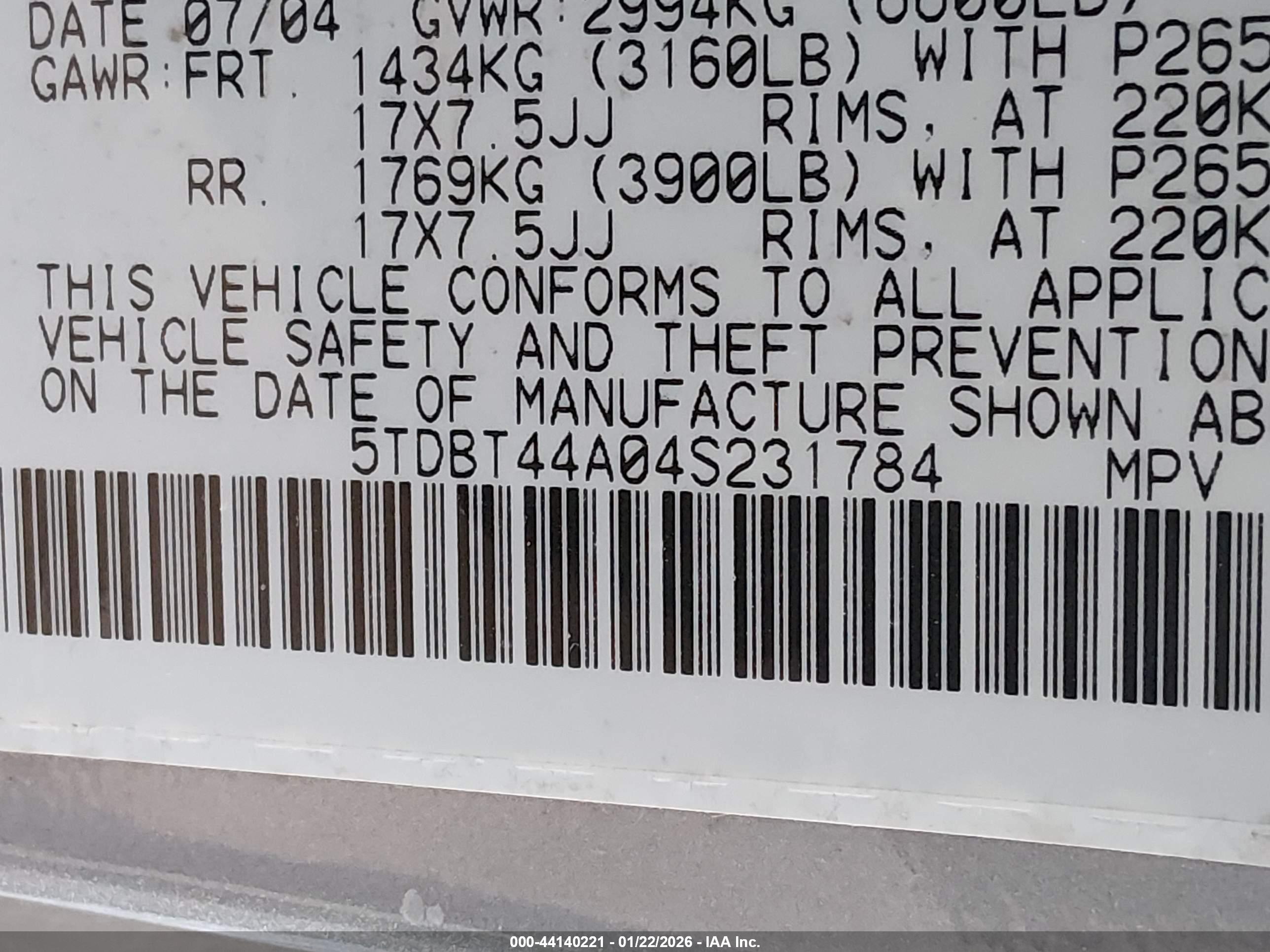 TOYOTA SEQUOIA image 9