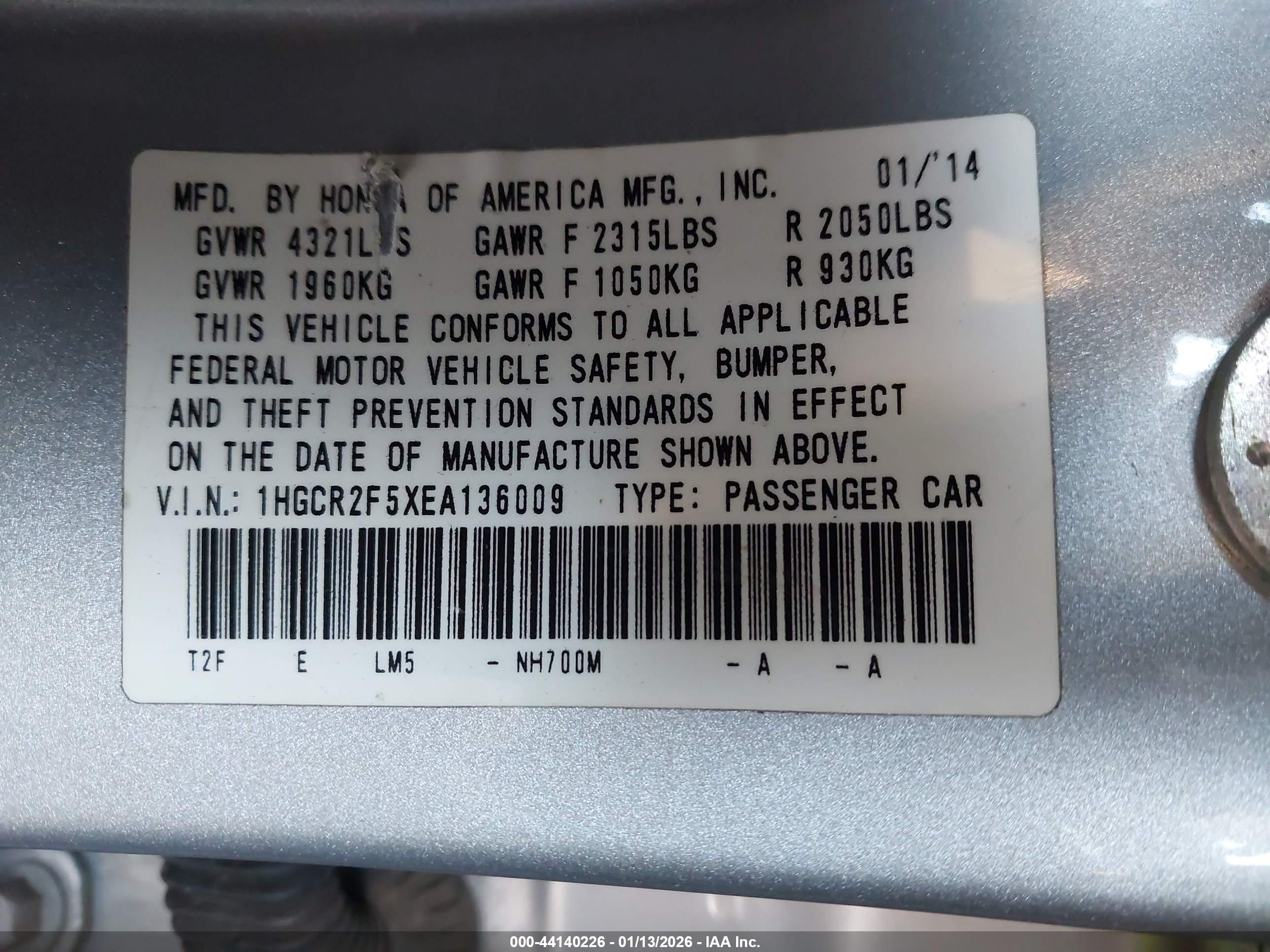 HONDA ACCORD image 9