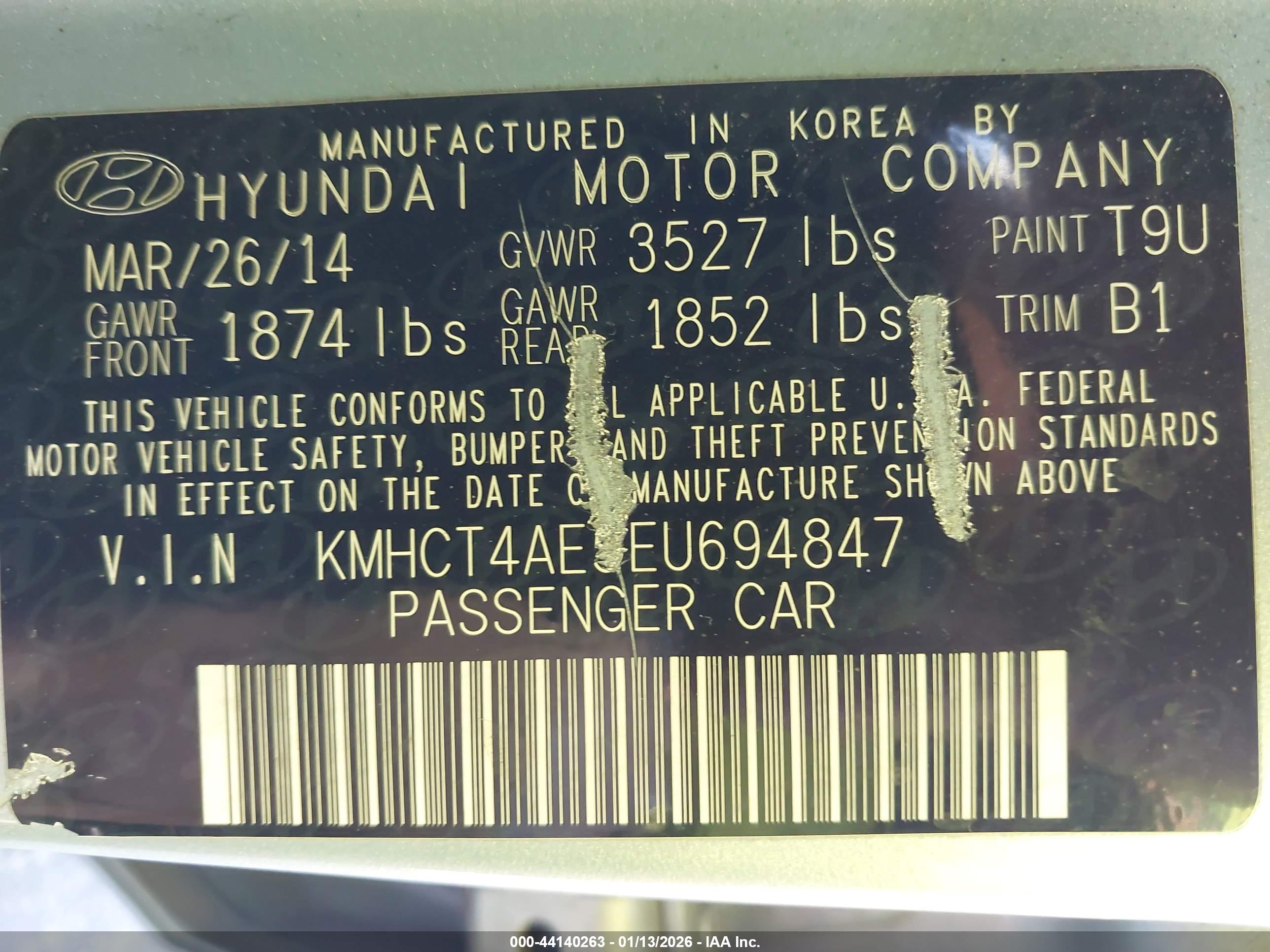 HYUNDAI ACCENT image 9