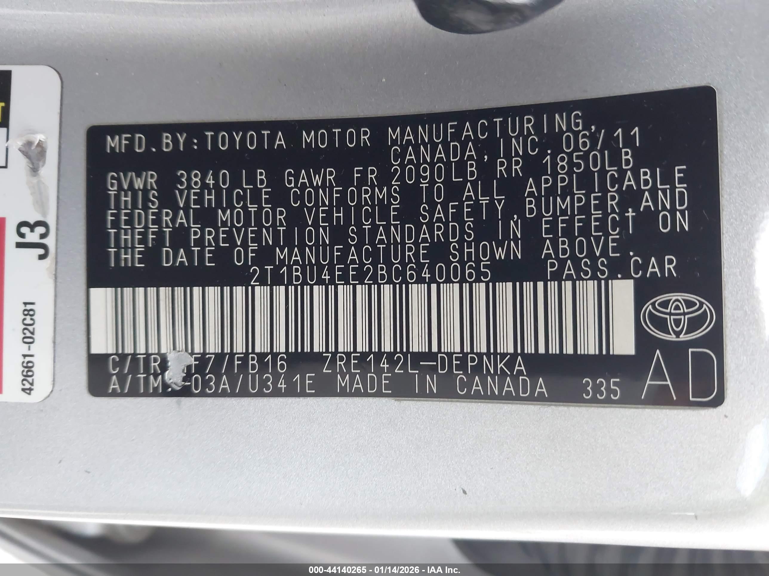 TOYOTA COROLLA image 9