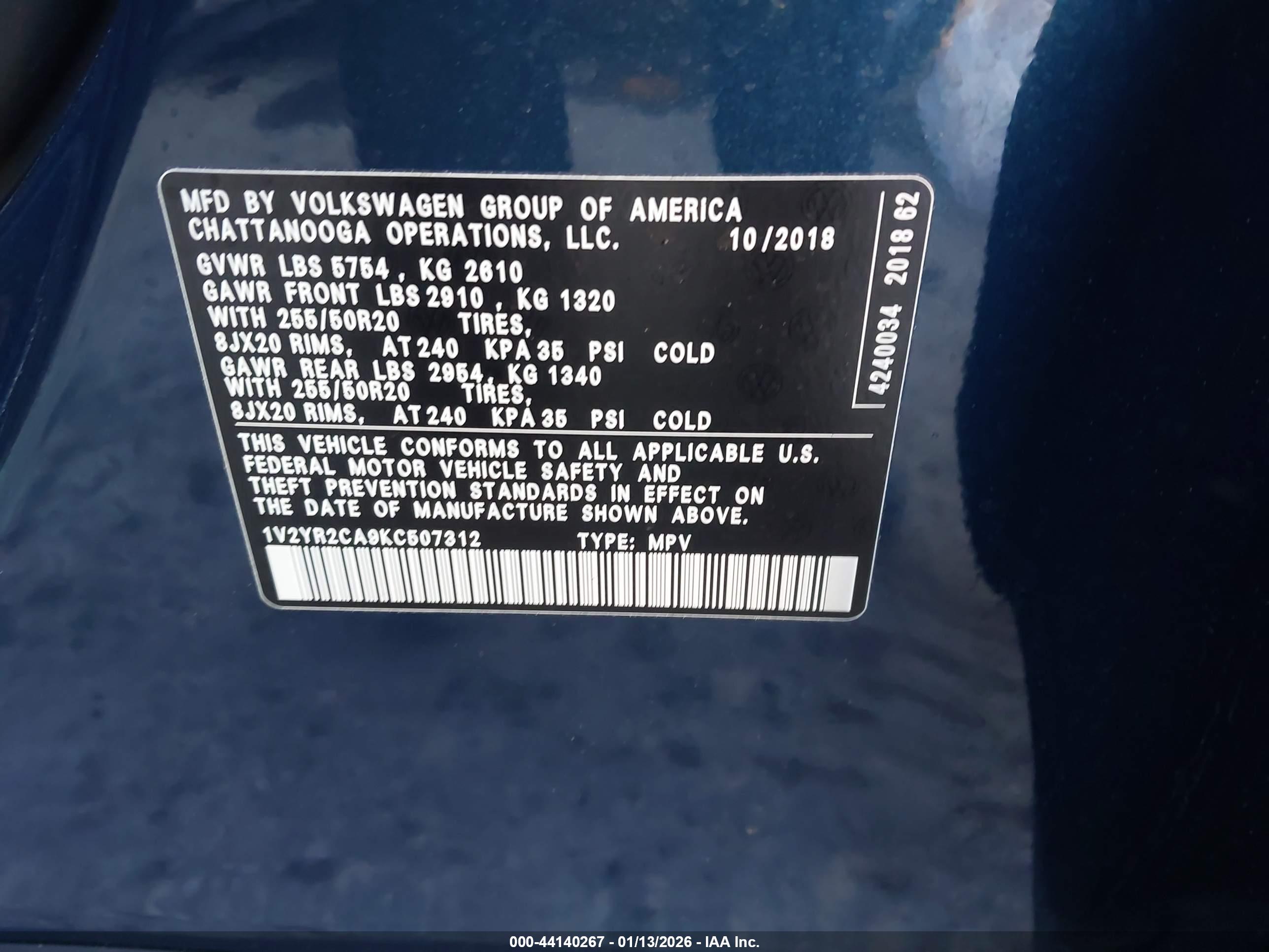 VOLKSWAGEN ATLAS image 9