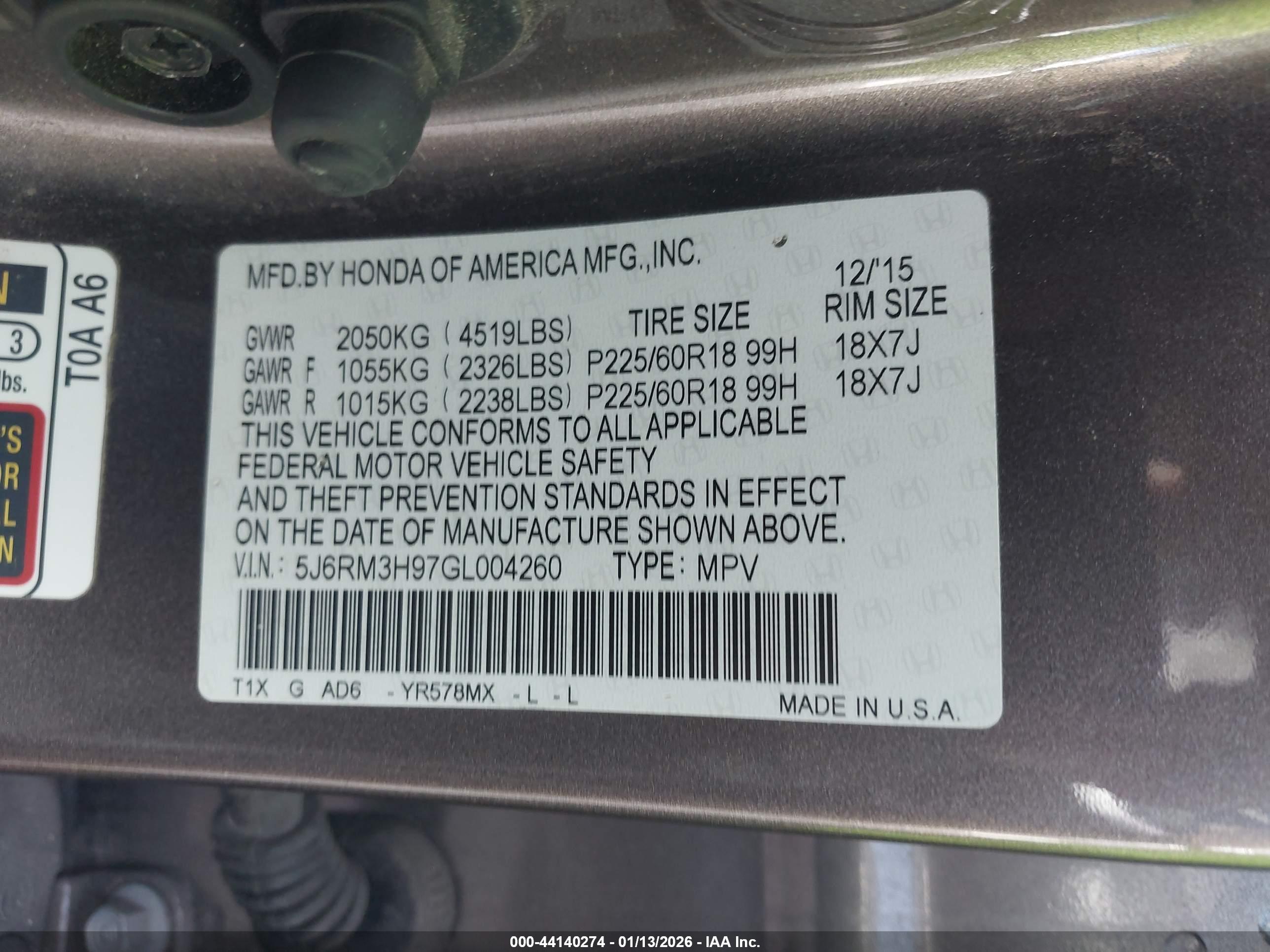 HONDA CR-V image 9