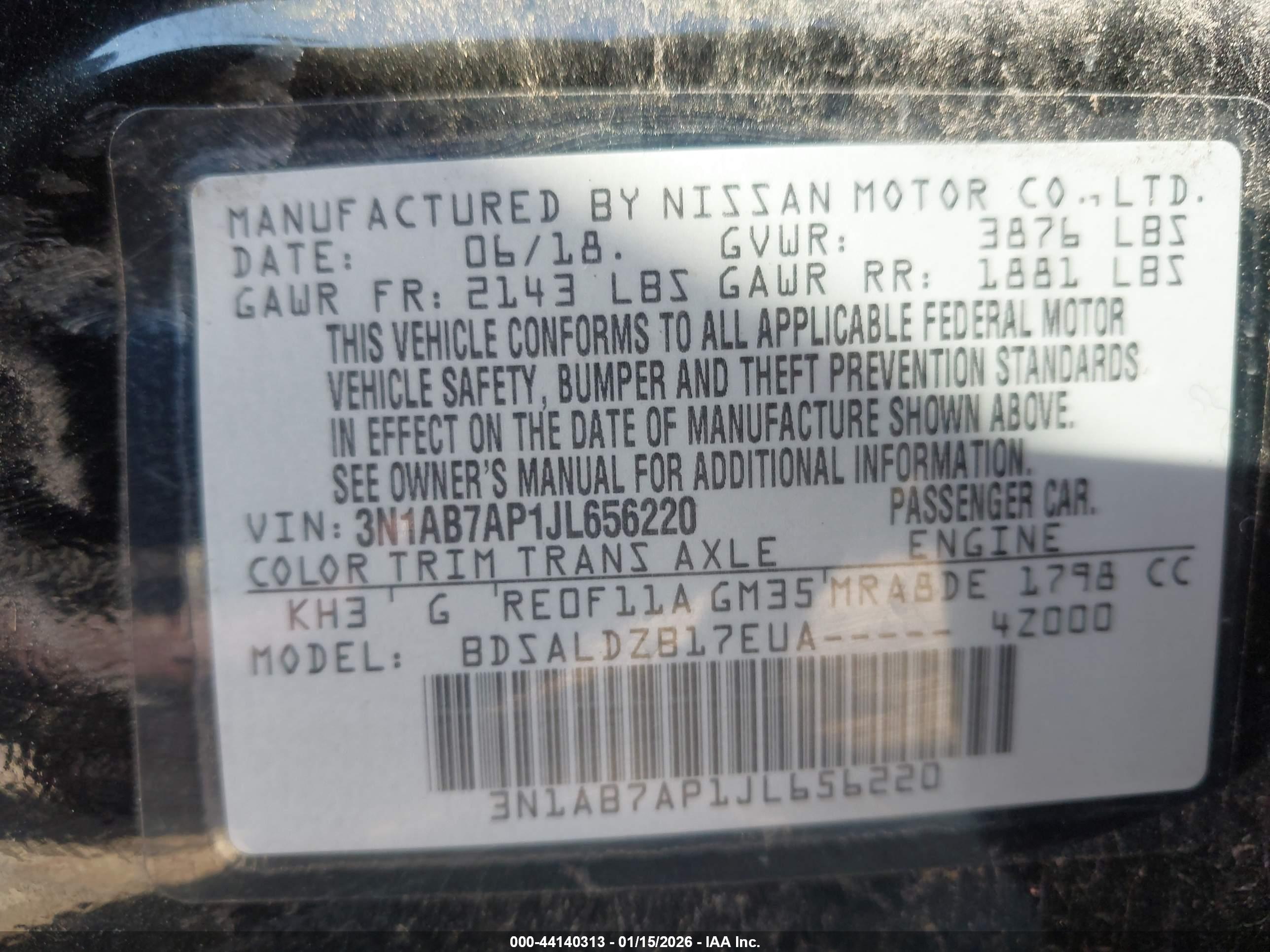 NISSAN SENTRA image 9