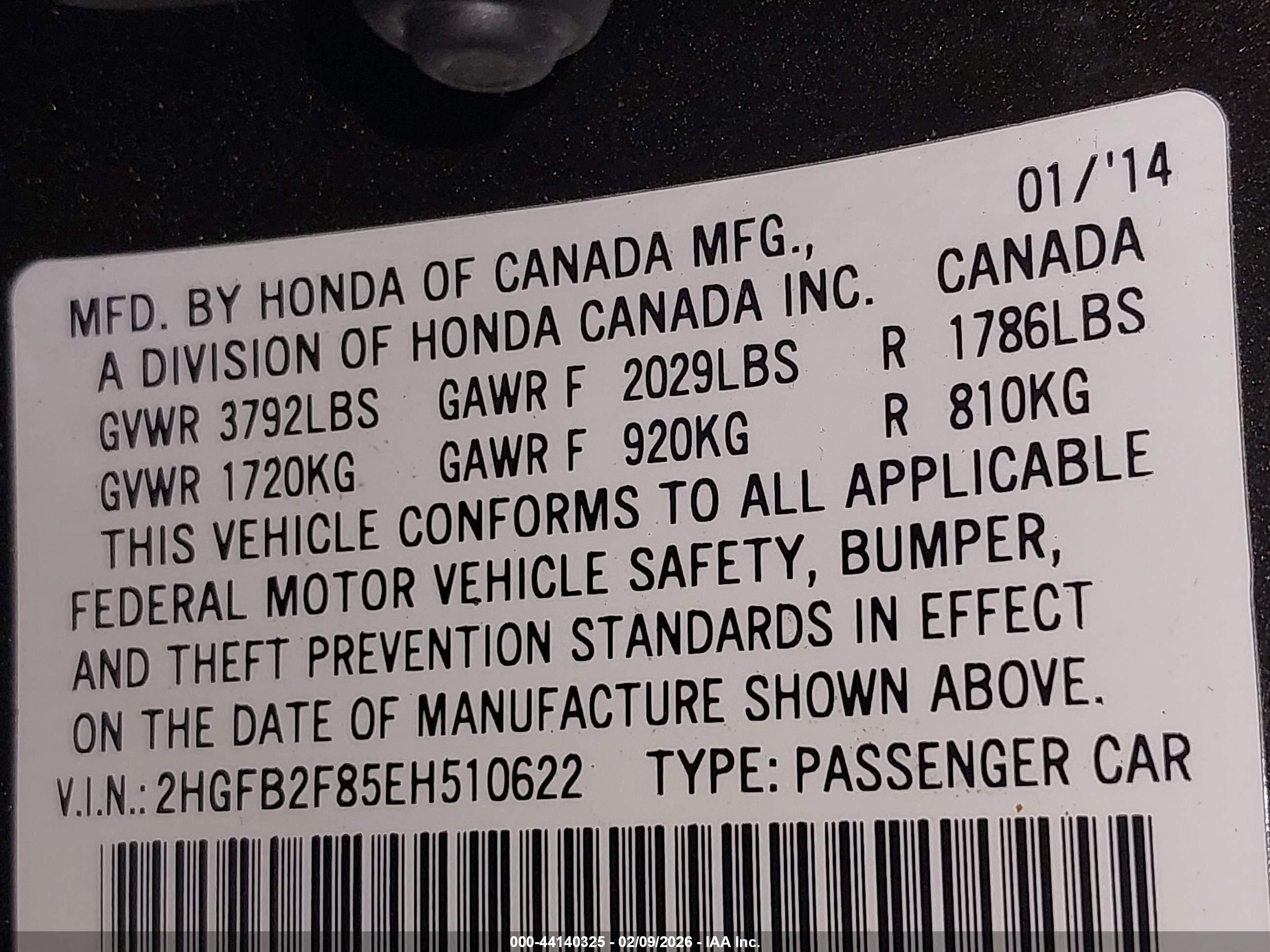 HONDA CIVIC image 9