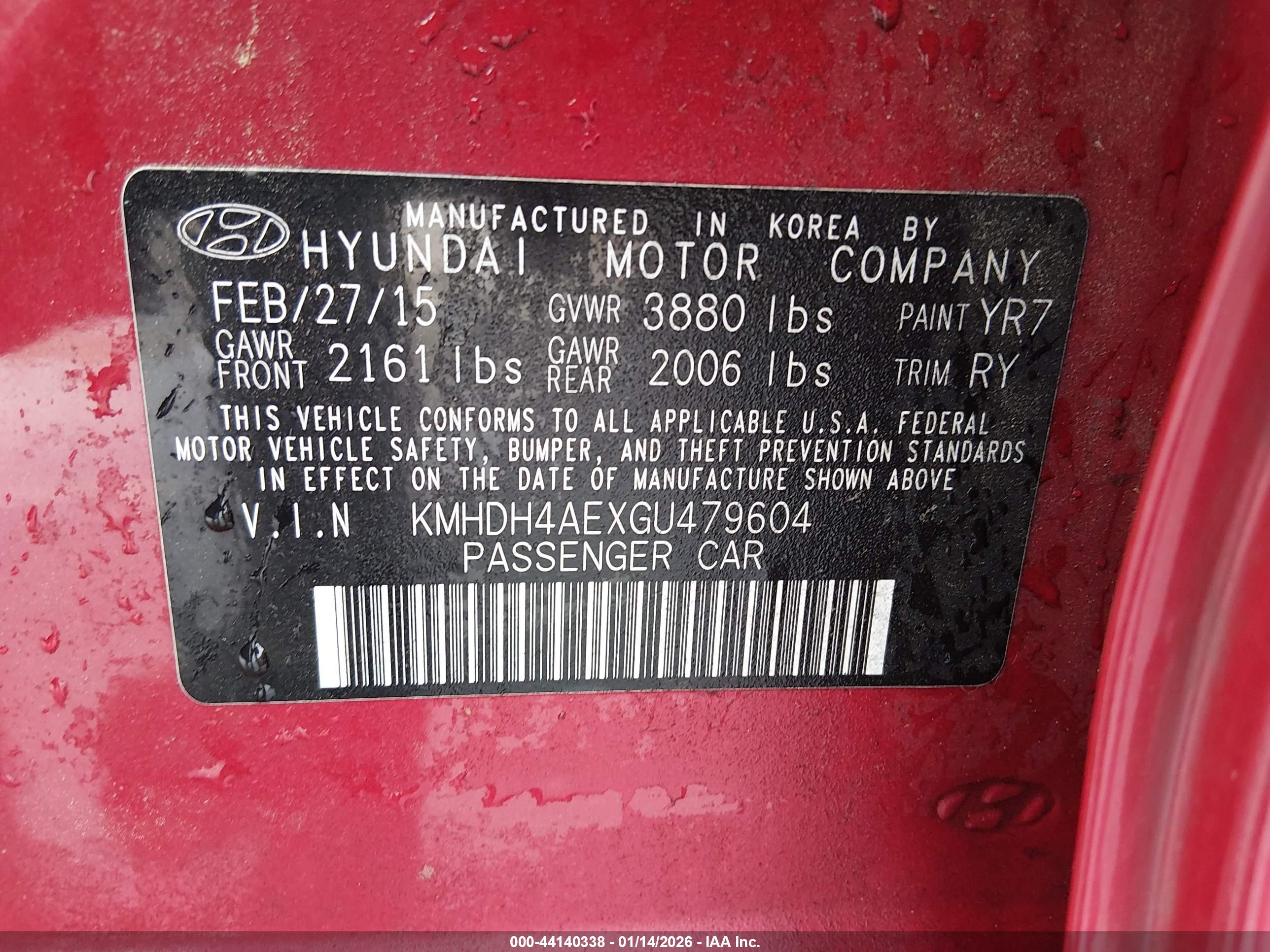 HYUNDAI ELANTRA image 9