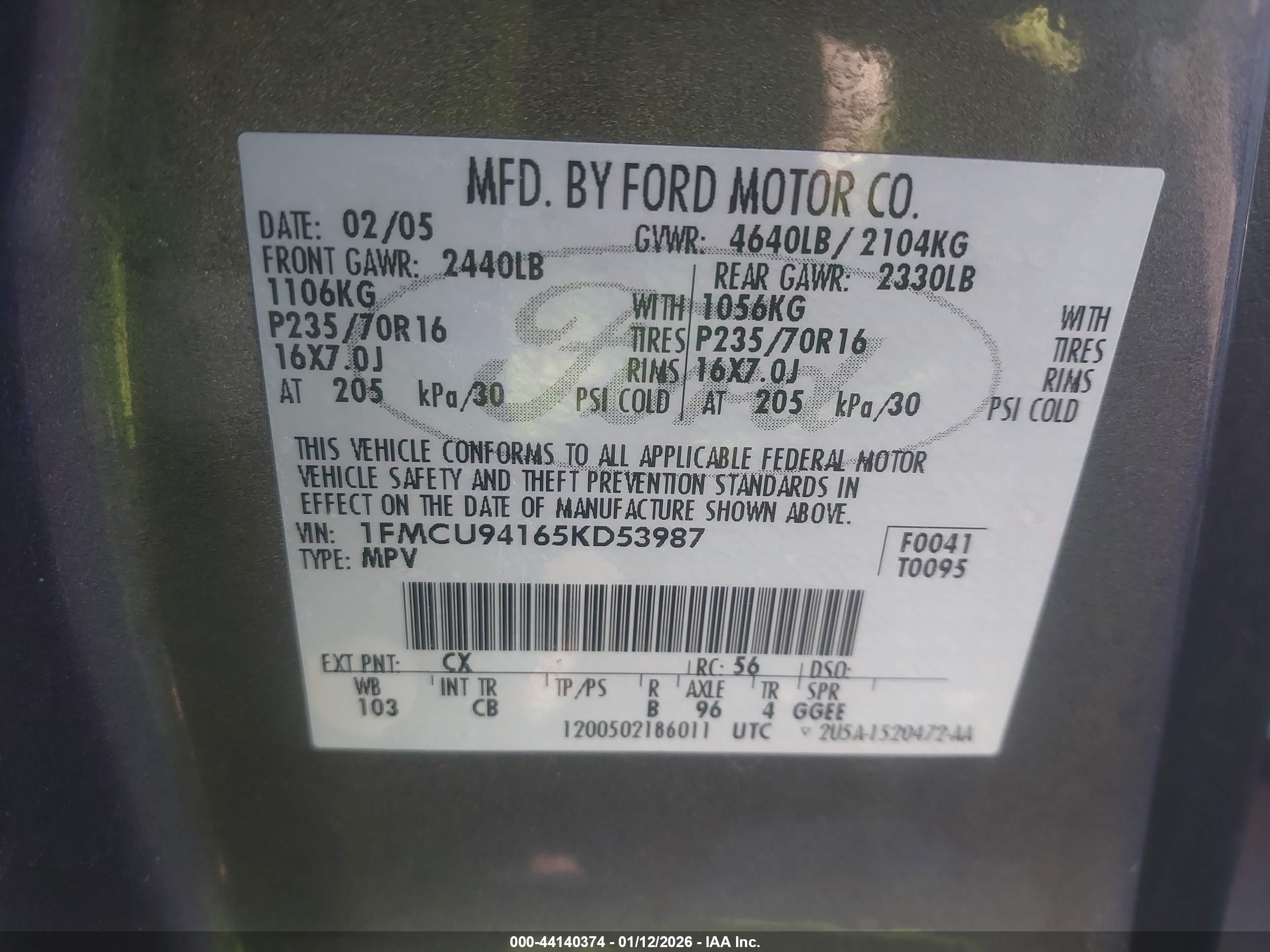 FORD ESCAPE image 9