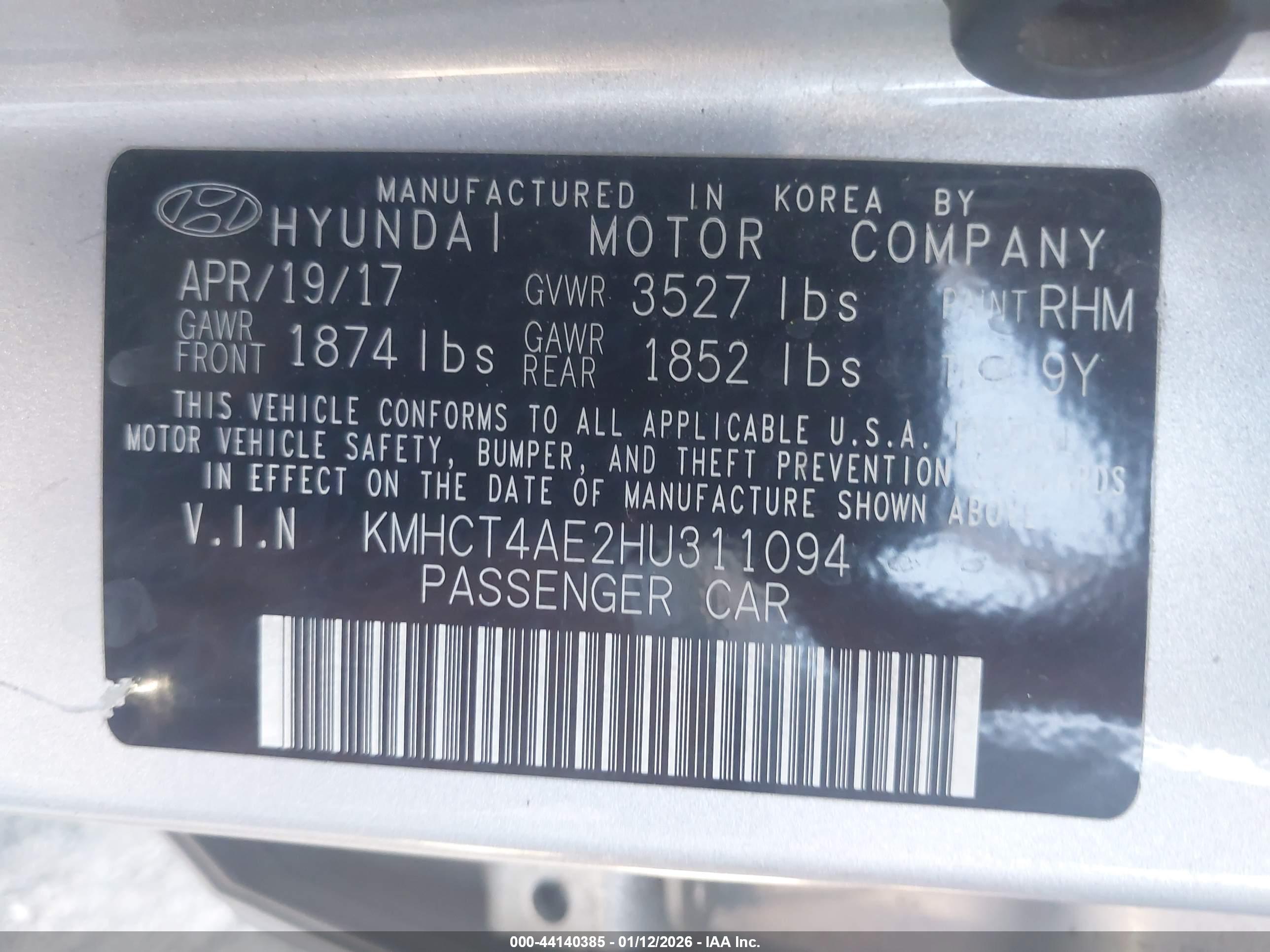 HYUNDAI ACCENT image 9