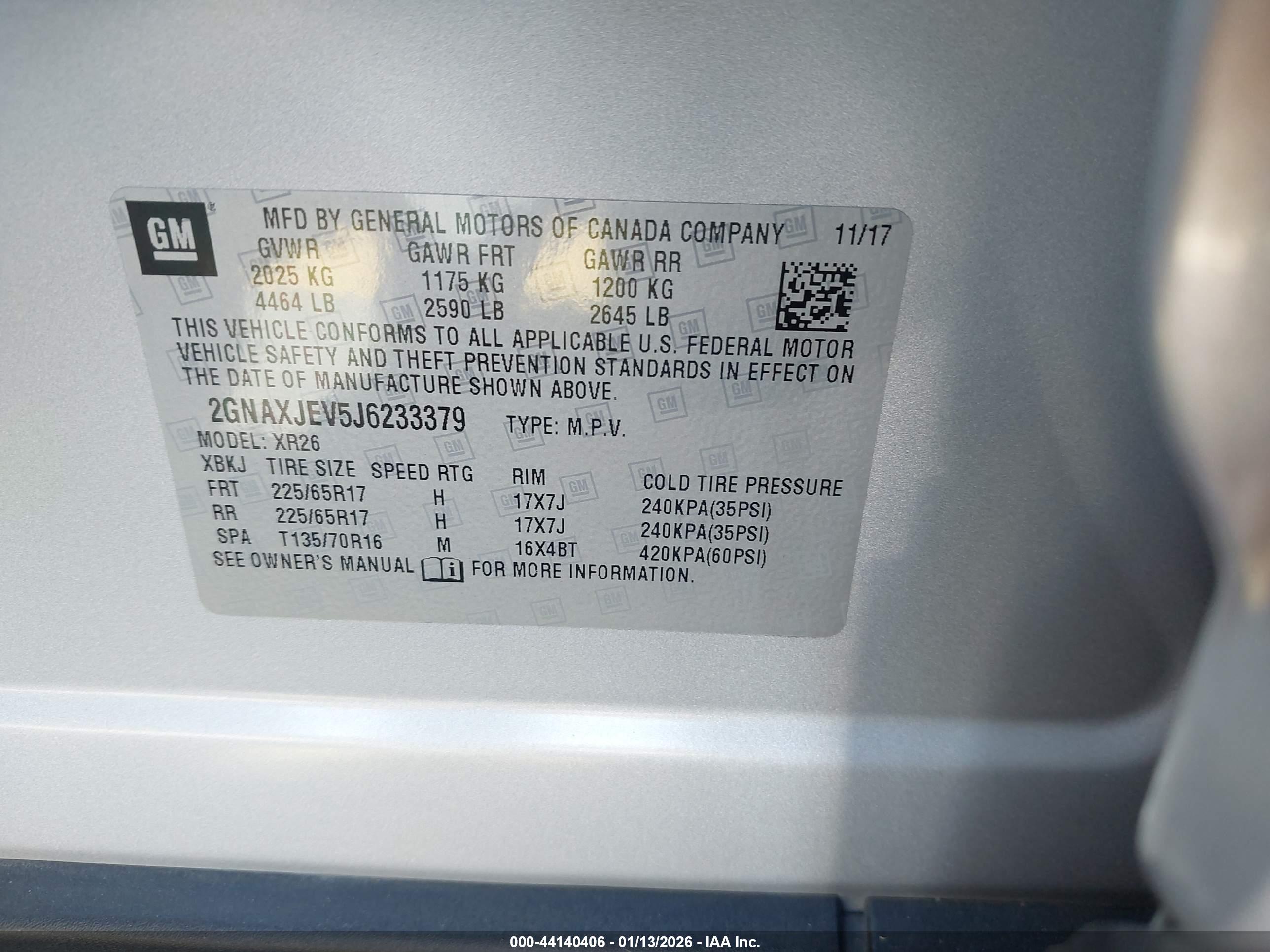 CHEVROLET EQUINOX image 9