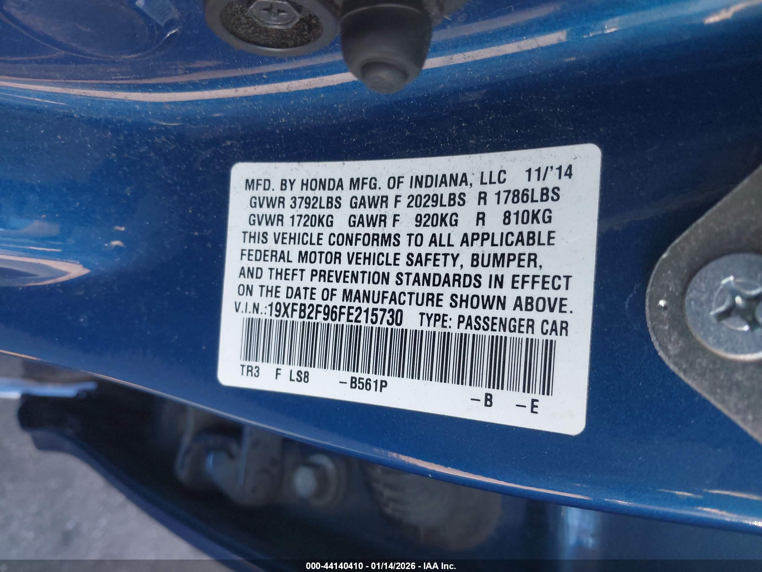 HONDA CIVIC image 9