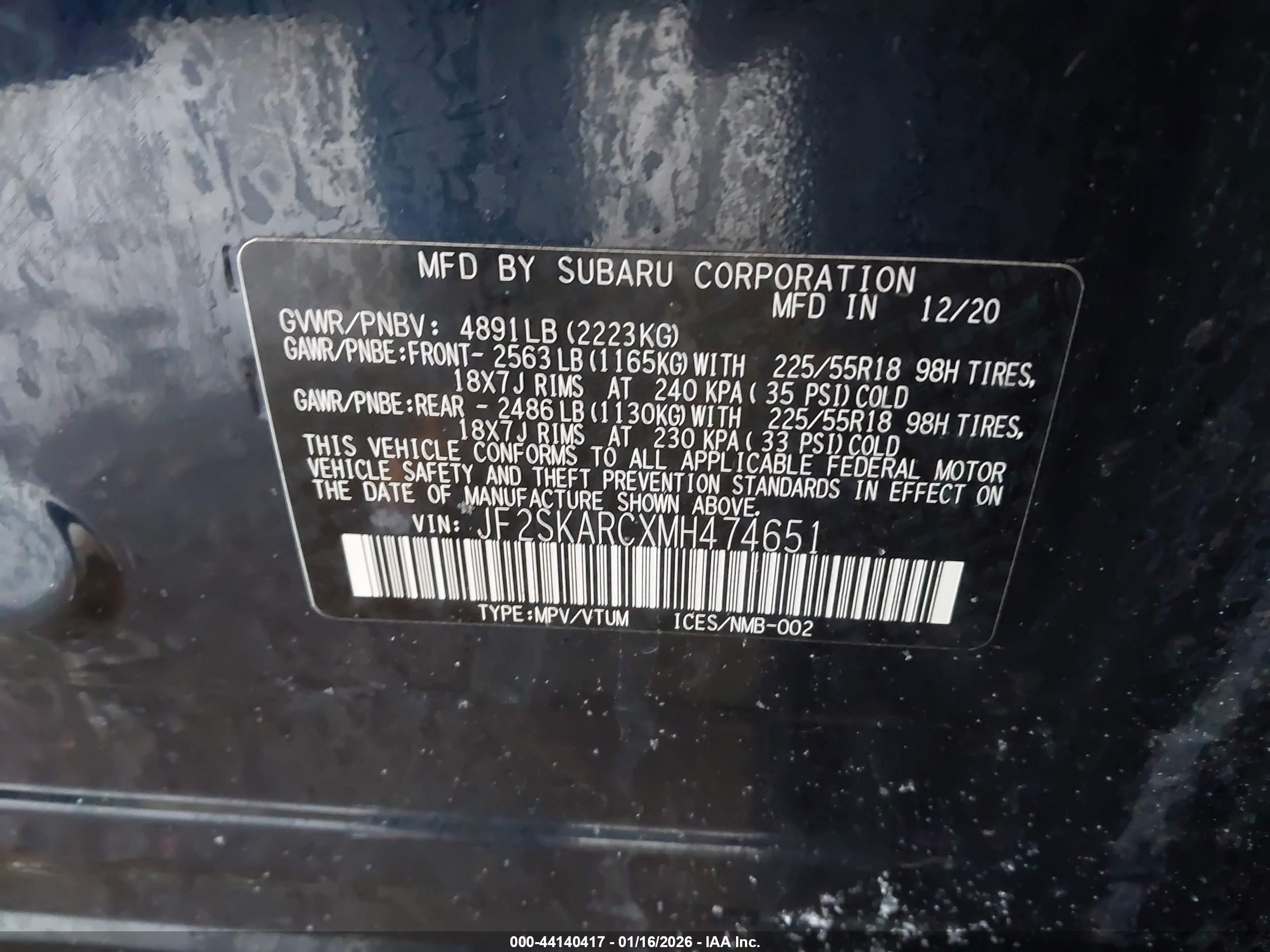SUBARU FORESTER image 9
