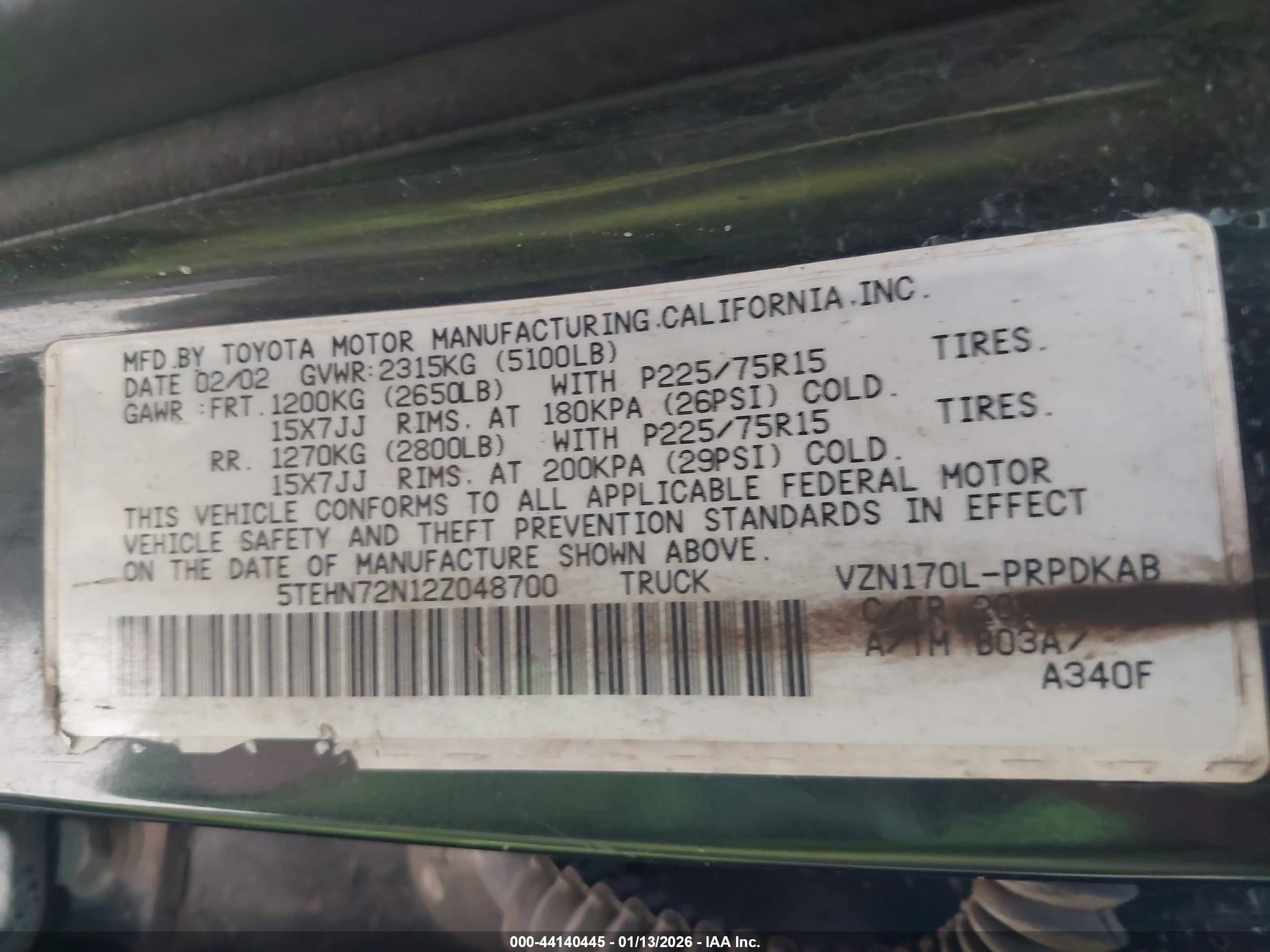 TOYOTA TACOMA image 9